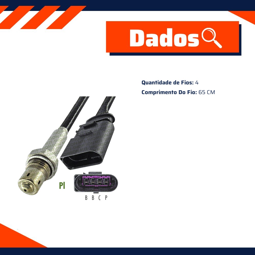 Sonda Lambda Planar - MTE - 8877.40.065