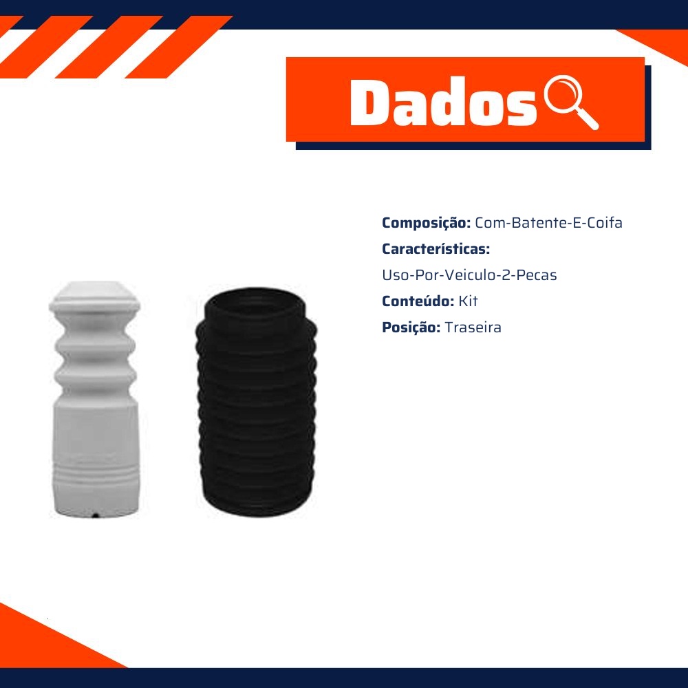 Kit do Amortecedor Traseiro - Monroe Axios - 044.1453