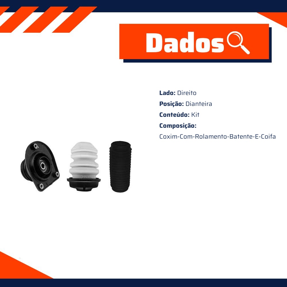 Kit do Amortecedor Dianteiro - Monroe Axios - 044.1140