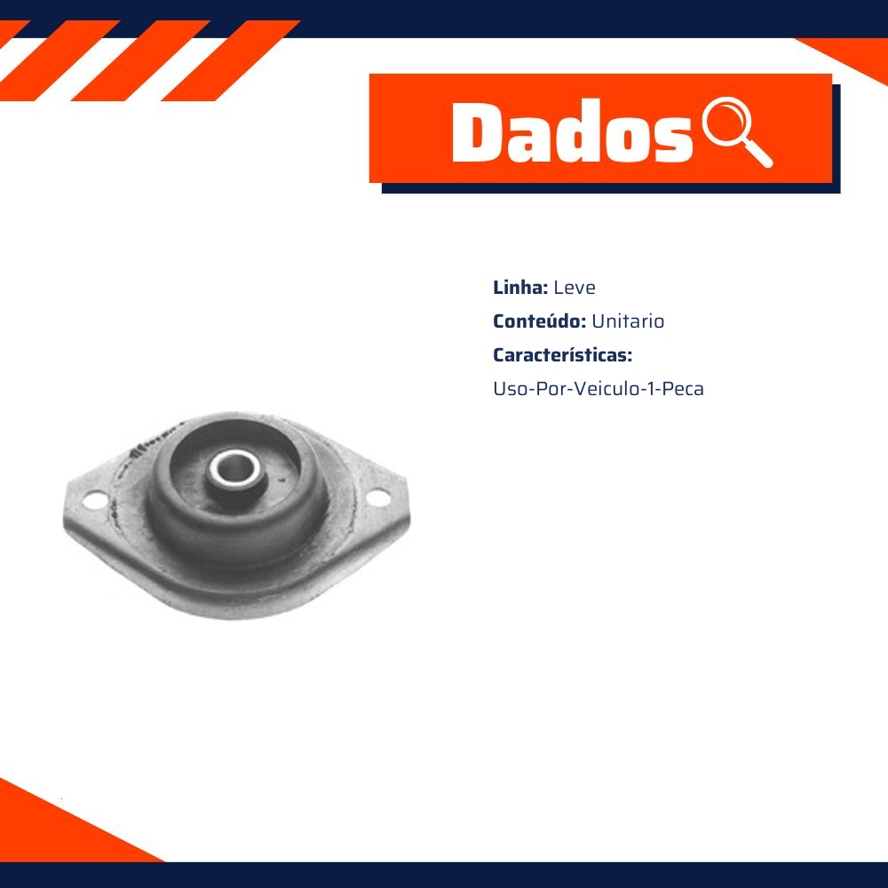 Coxim do Câmbio para Chevrolet Opala - Monroe Axios - 021.0413