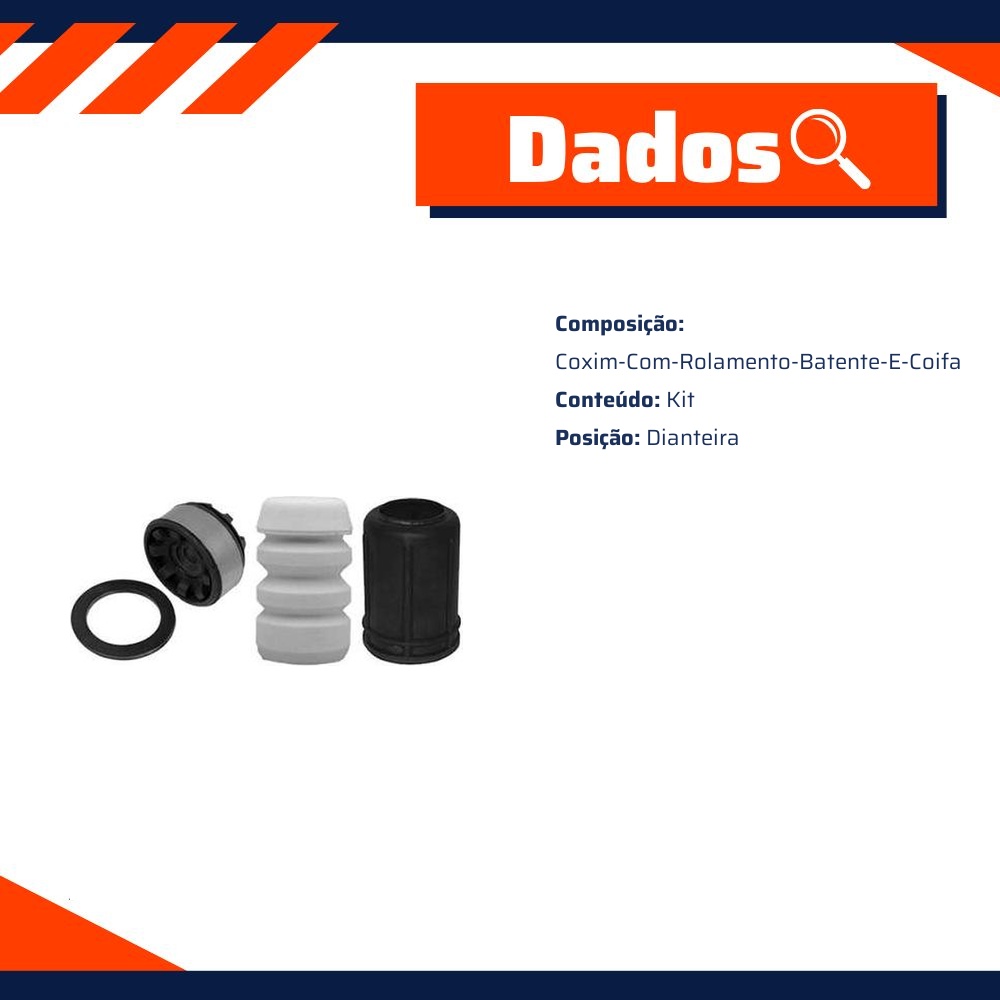 Kit do Amortecedor Dianteiro - Monroe Axios - 044.1646
