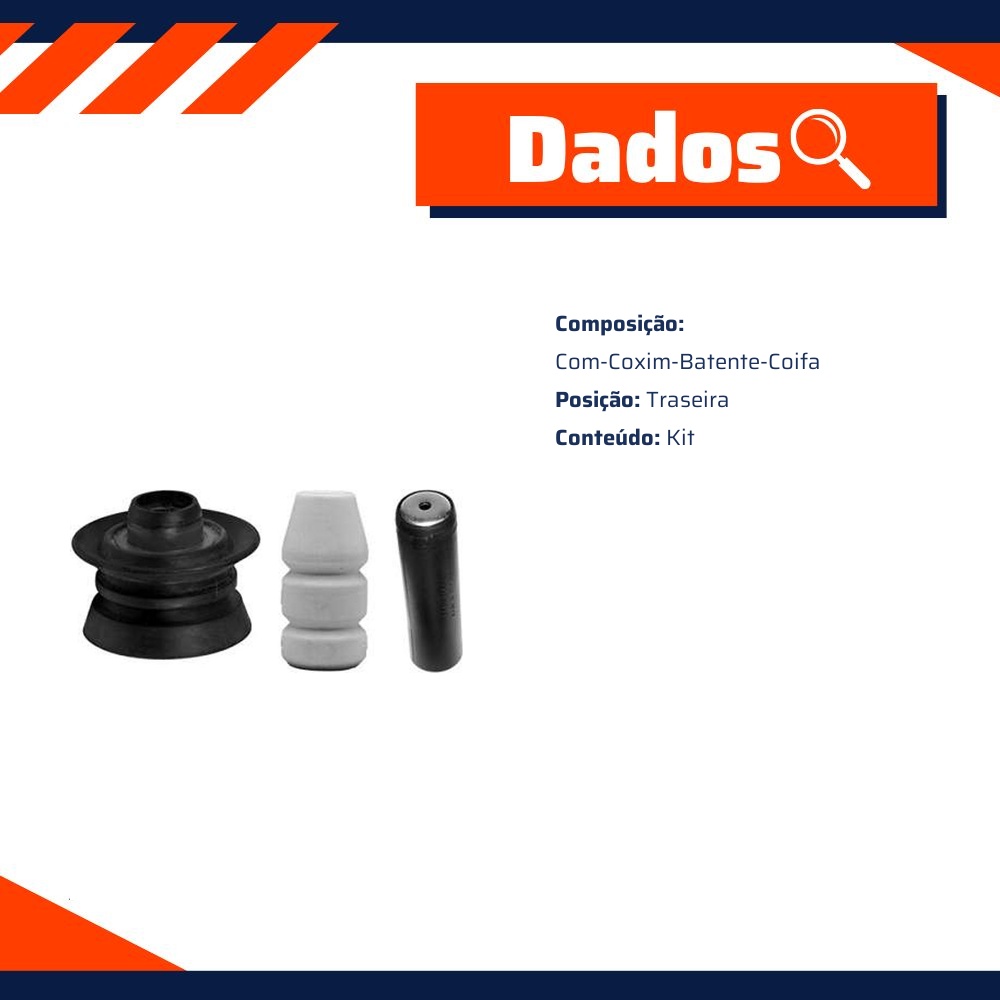 Kit do Amortecedor Traseiro - Monroe Axios - 044.1652