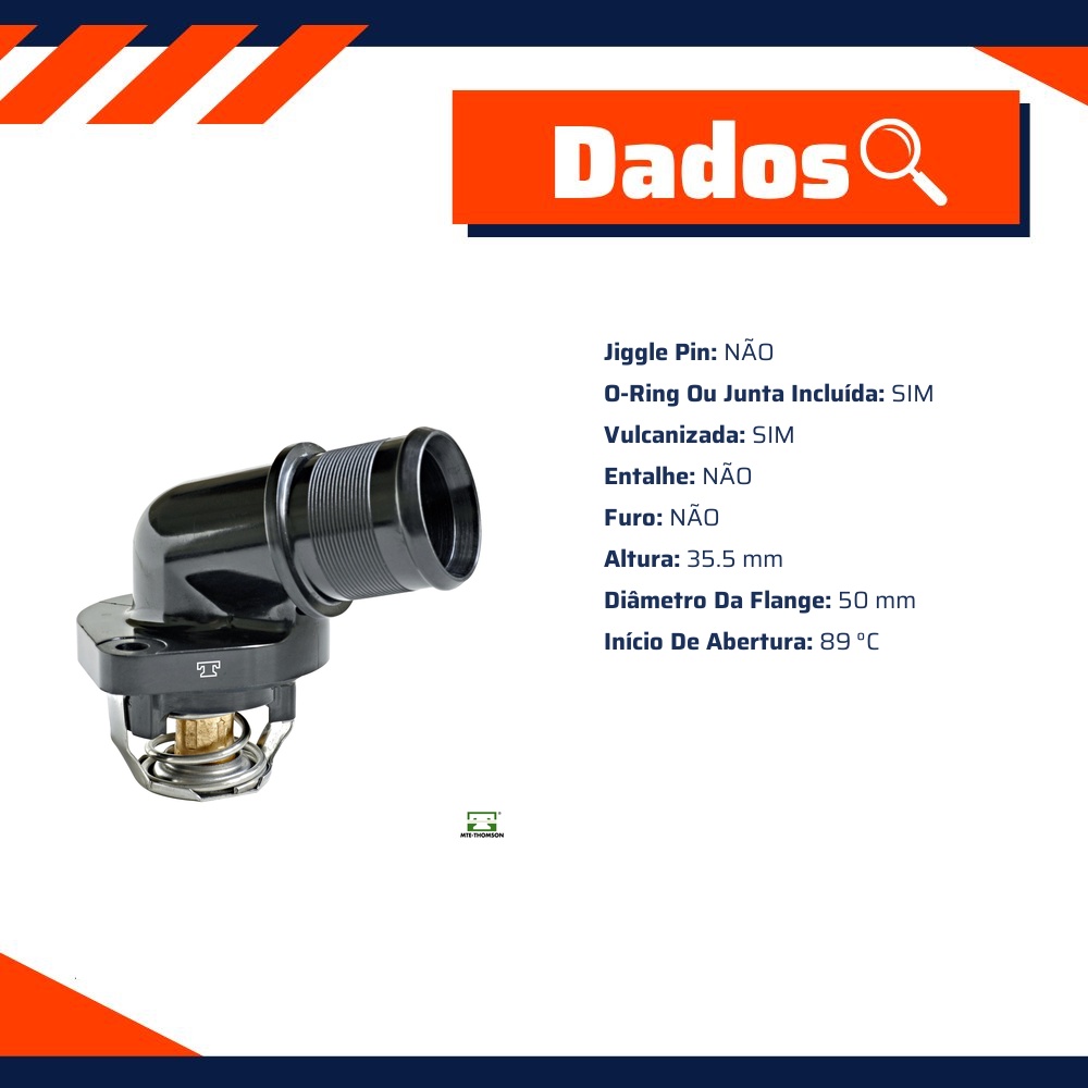 Válvula Termostática 89 ºc para Citroen AX e C3 - MTE-THOMSON - VT486.89