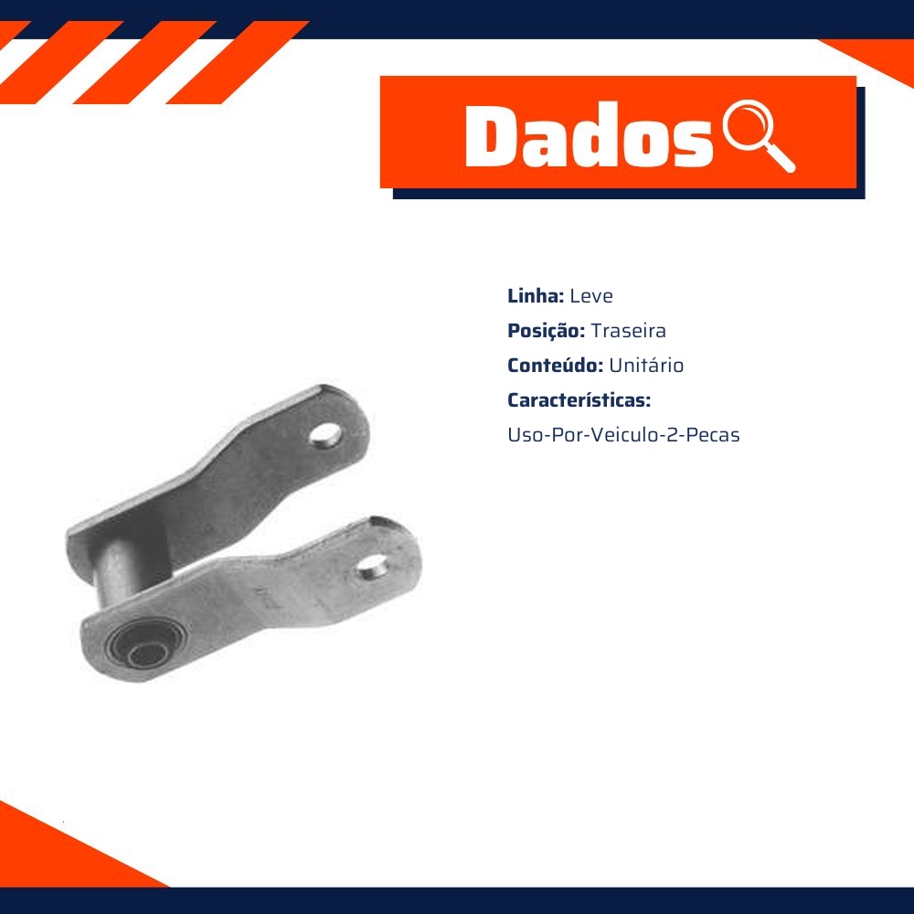 Algema do Feixe de Molas Traseiro para Ford F-1000 e F-4000 - Monroe Axios - 340195