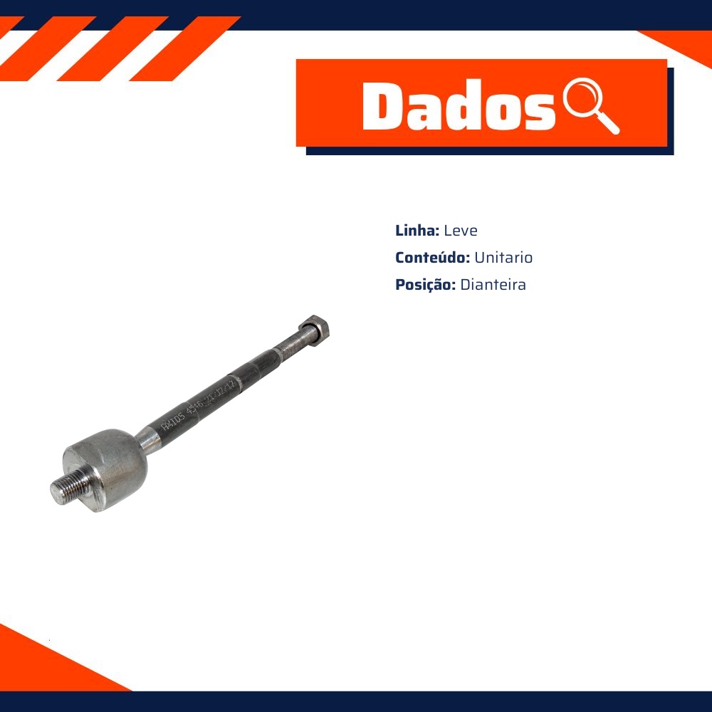 Terminal Axial Dianteiro para Nissan March - Monroe Axios - 043.4546