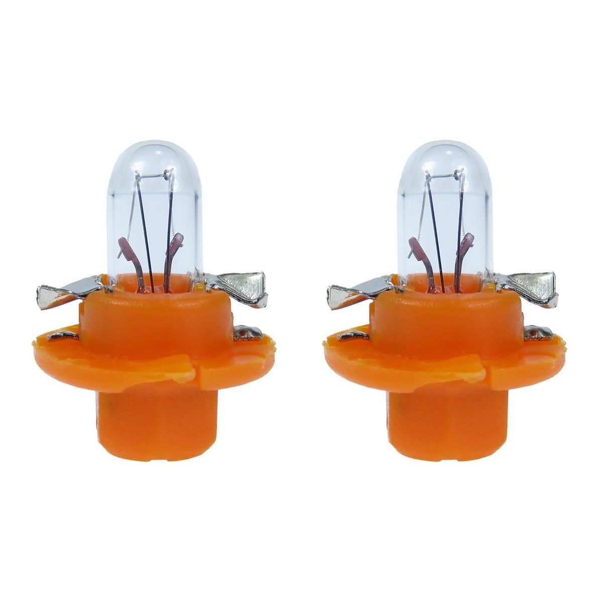 Par Lâmpada Miniatura Painel 12V 1,12W Base Laranja - Gauss - GL2473MFX6