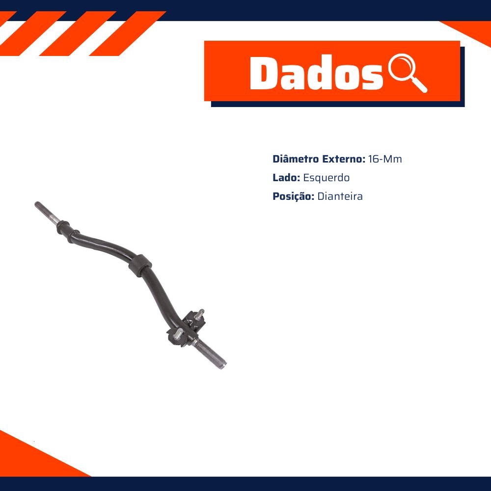 Braço Tensor Dianteiro Esquerdo - IMA - AL-665