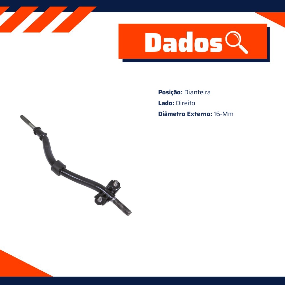 Braço Tensor Dianteiro Direito - IMA - AL-664