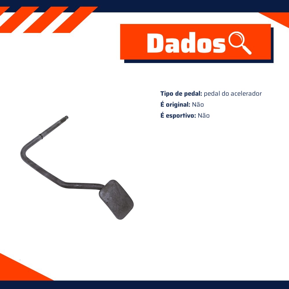 Pedal do Acelerador para Mercedes-Benz L 608 D - IMA - AL-316