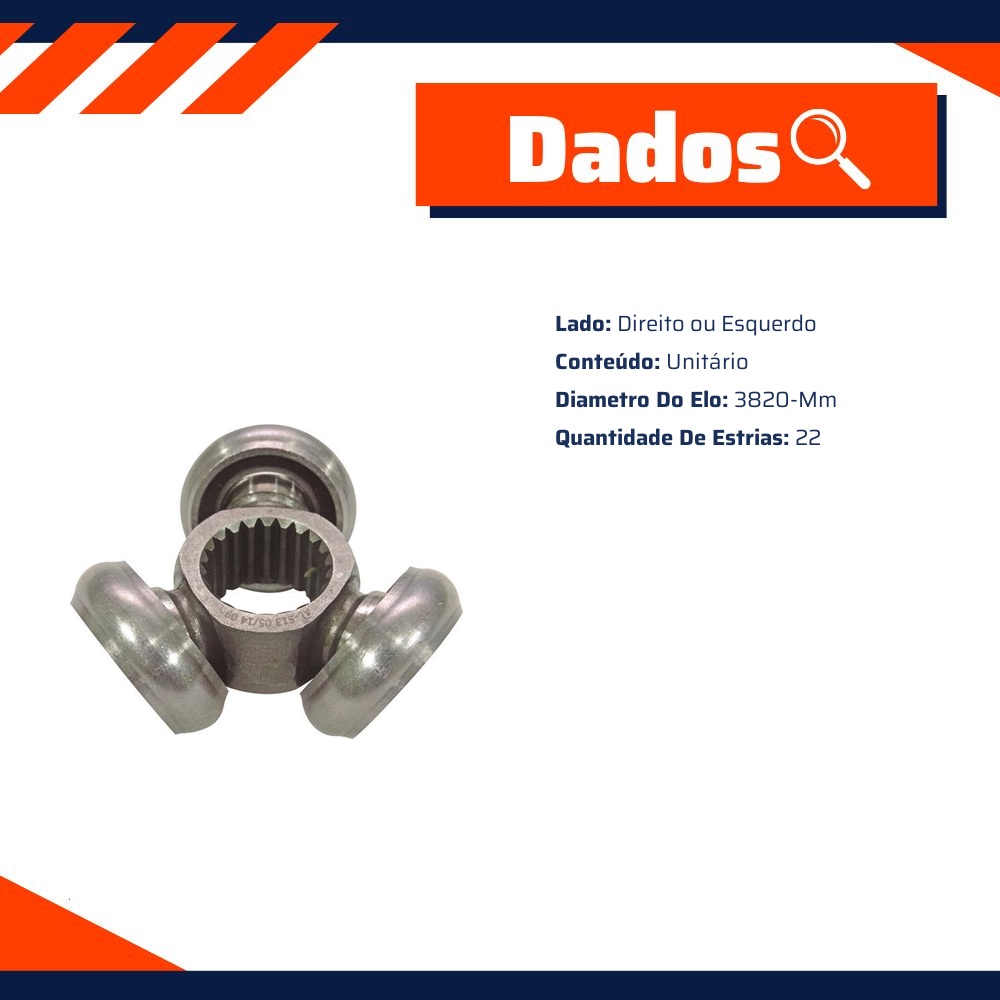 Trizeta 22 Dentes Elo 38,2 mm - IMA - AL-513
