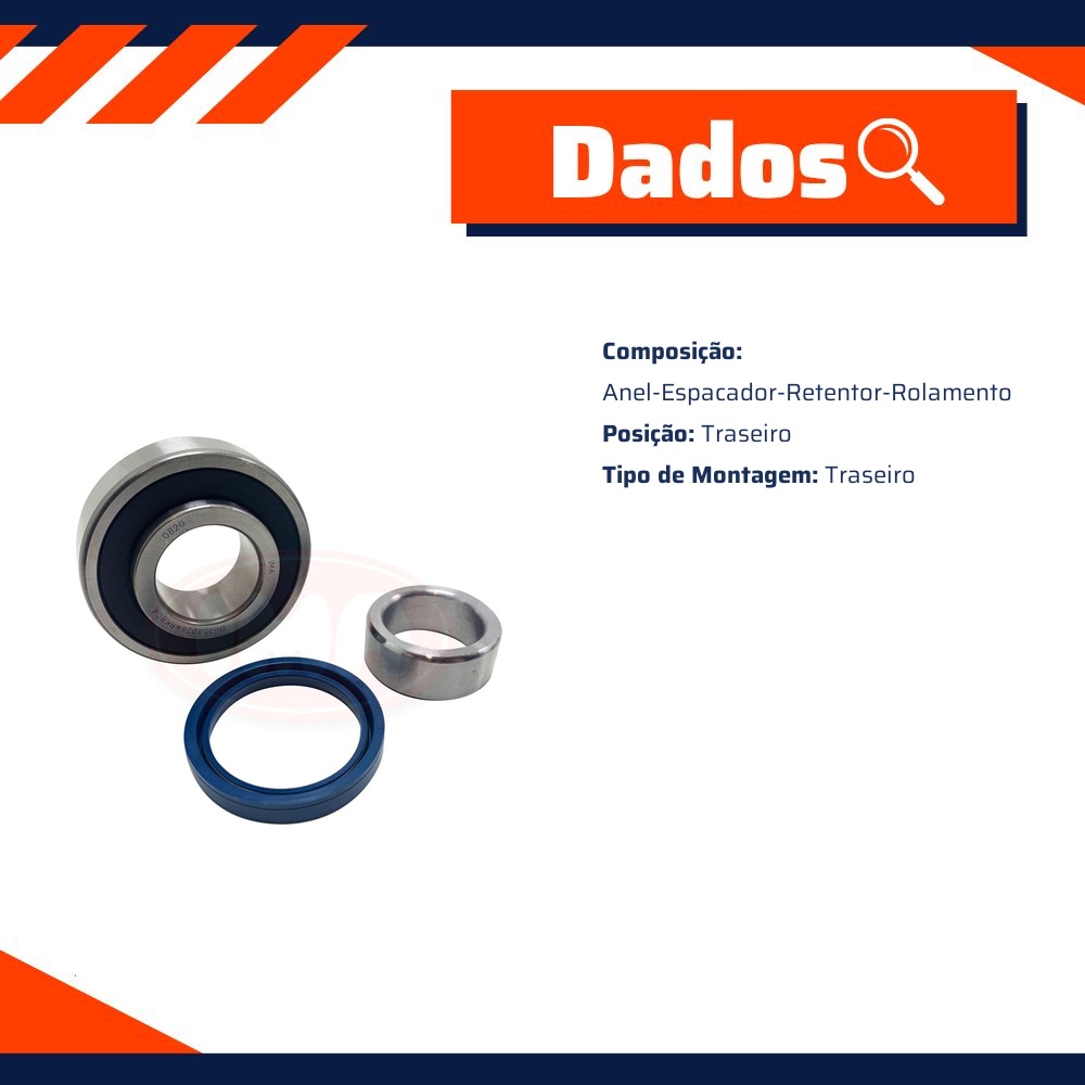 Kit do Rolamento de Roda para Suzuki Sidekick e Vitara - IMA - ALK-3220