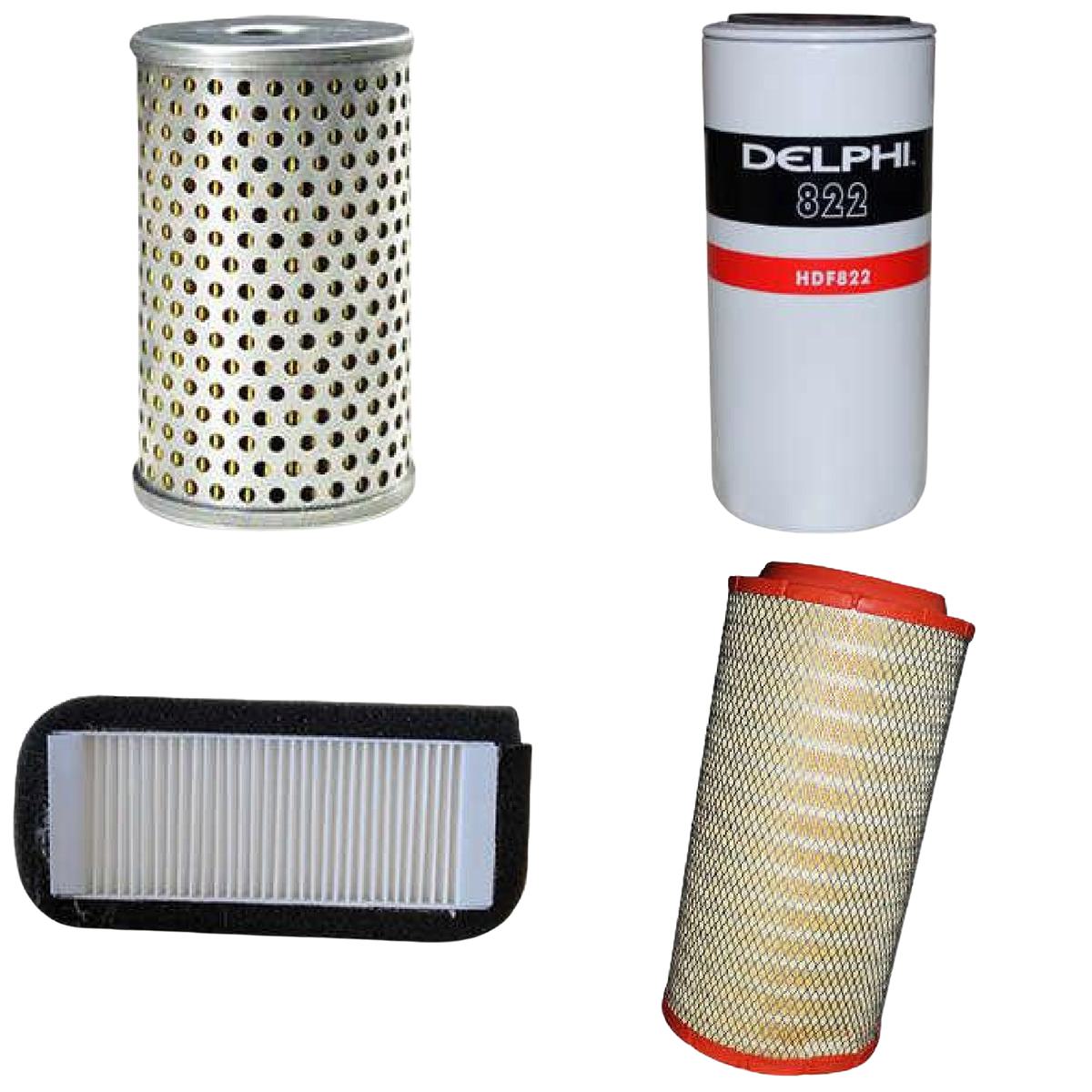 Kit Filtros Óleo Ar Comb A/C - Delphi - CKF10021/EFA953/EFL043/HDF822