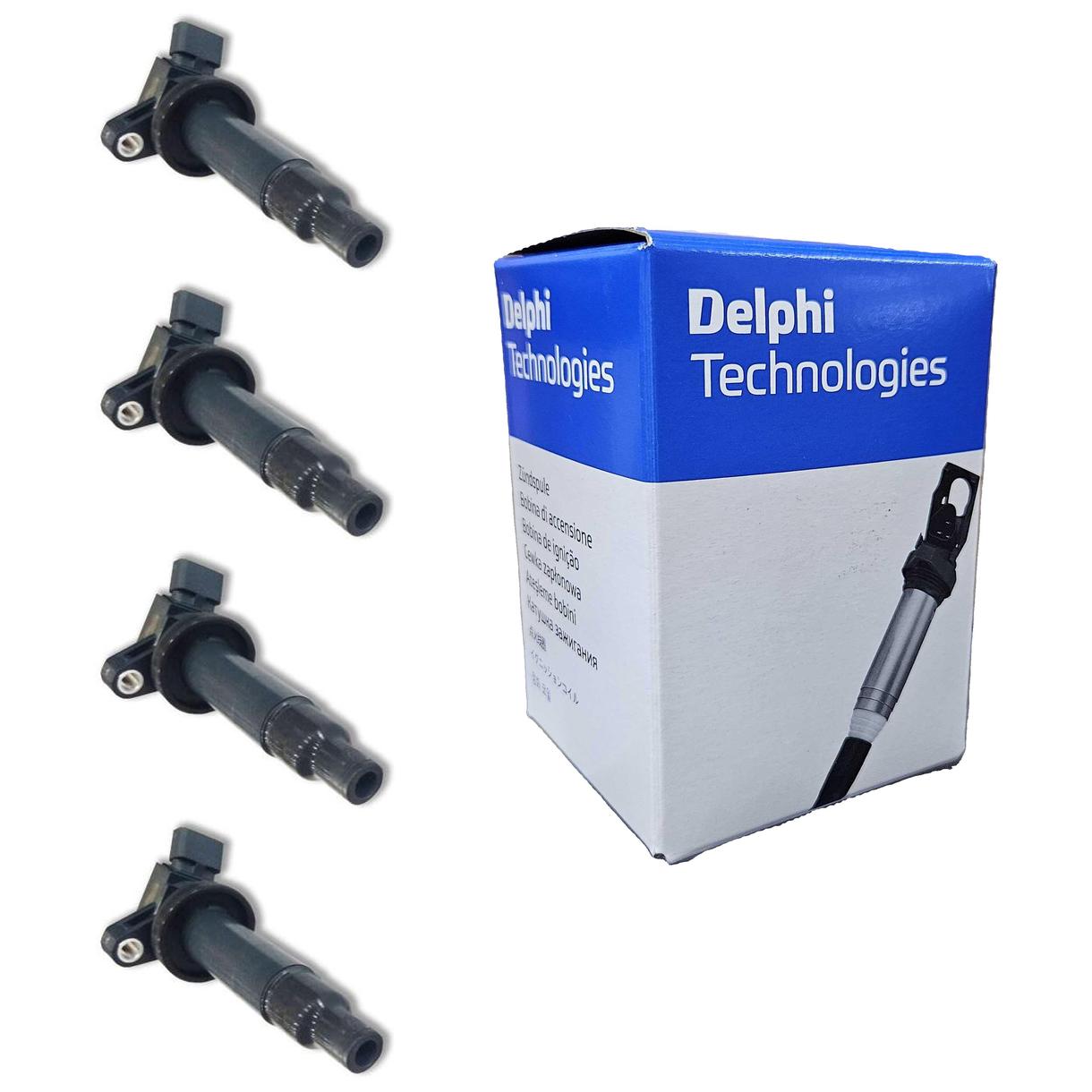 Kit 4 Bobinas de Ignição - Delphi - GN10314