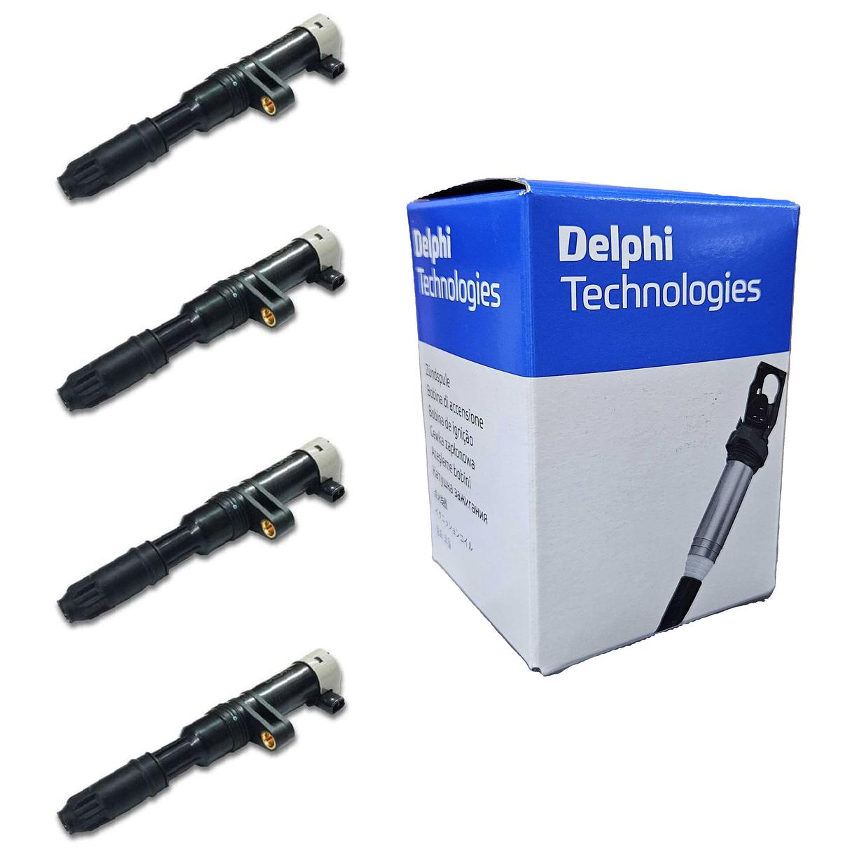 Kit 4 Bobinas de Ignição - Delphi - CE20014