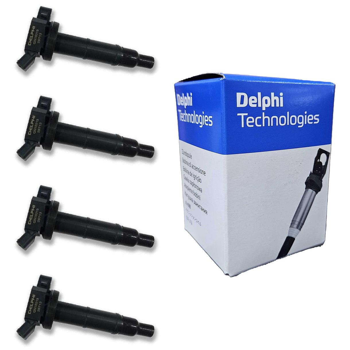 Kit 4 Bobinas de Ignição - Delphi - GN10313
