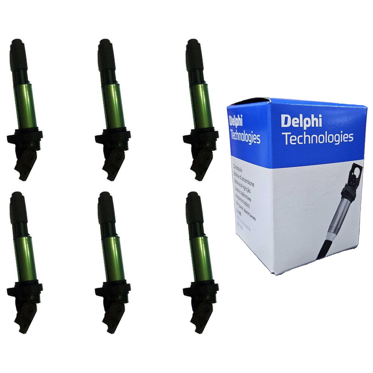 Kit 6 Bobinas de Ignição - Delphi - GN10210
