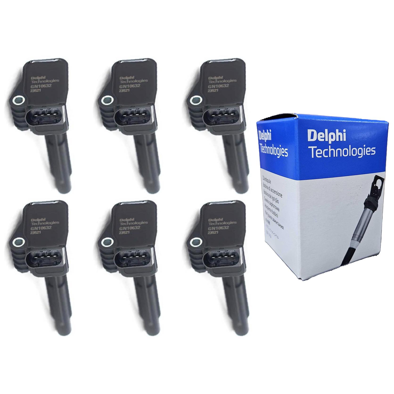 Kit 6 Bobinas de Ignição - Delphi - GN10632