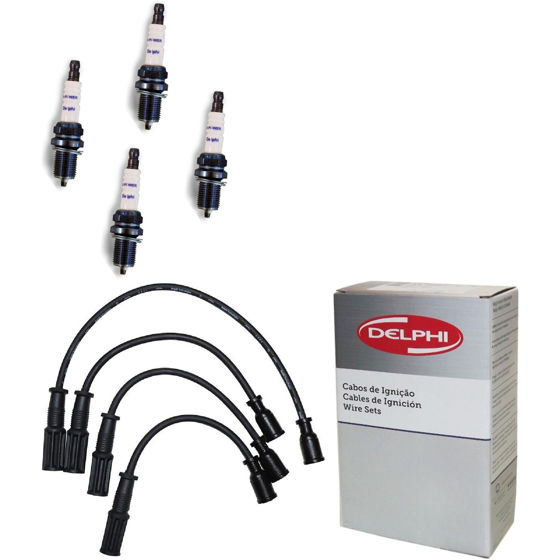 Kit Cabo e Vela de Ignição D-Power - Delphi - XH70013/XS10022