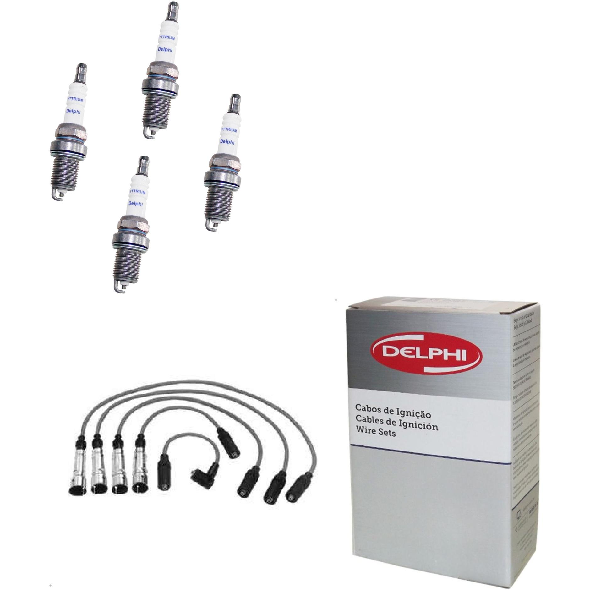 Kit Cabo e Vela de Ignição Yttrium - Delphi - XH40009/XS10073