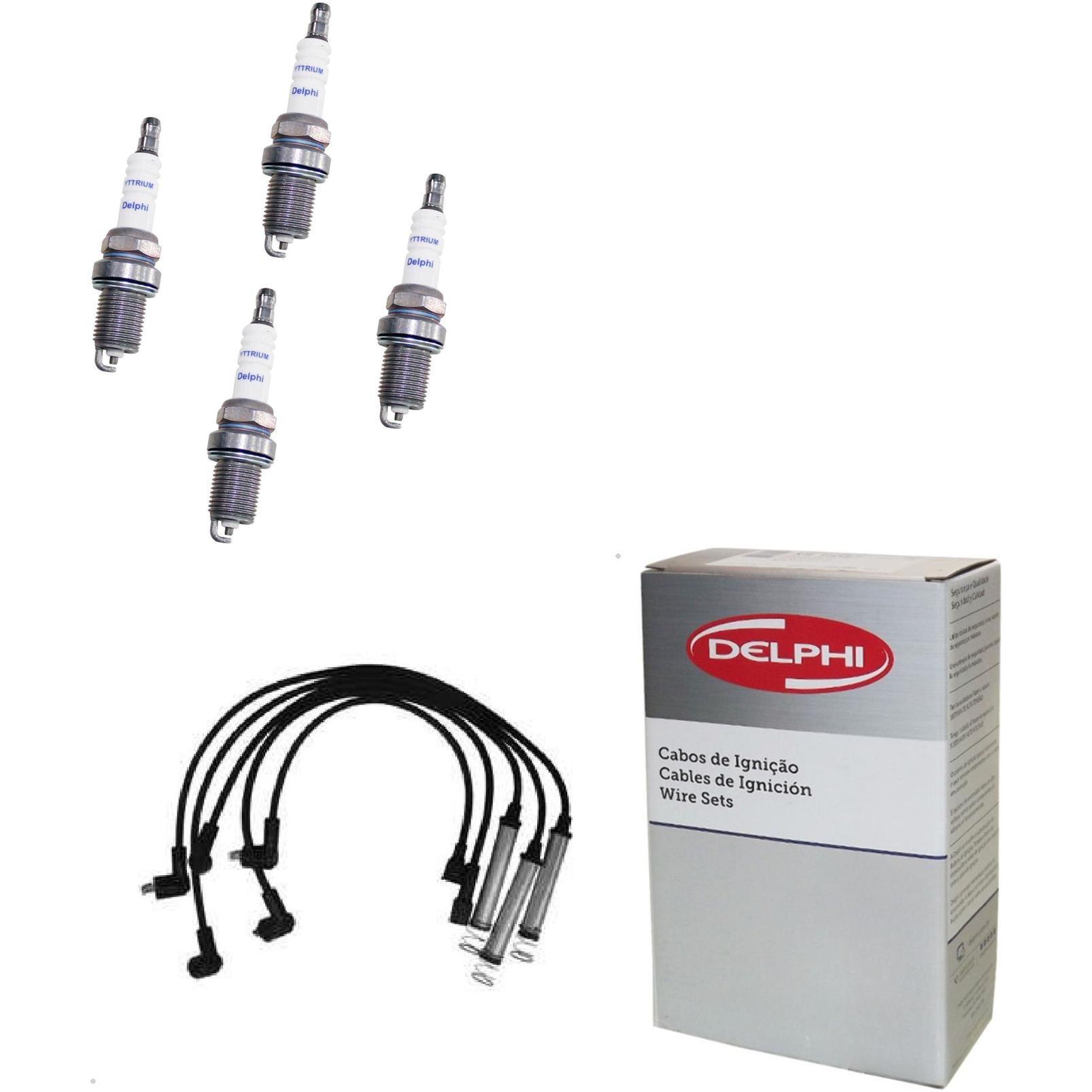 Kit Cabo e Vela de Ignição Yttrium - Delphi - XS10094
