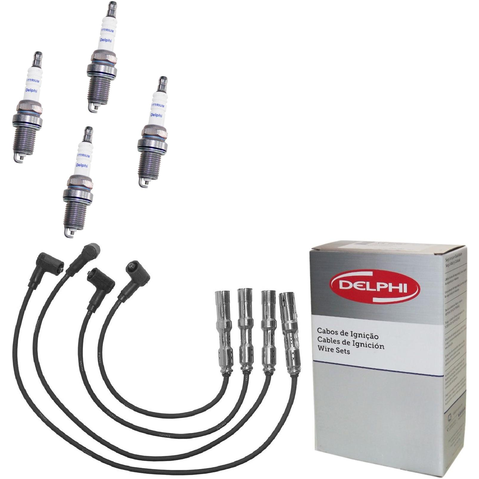 Kit Cabo e Vela de Ignição Yttrium - Delphi - XH40003/XS10554