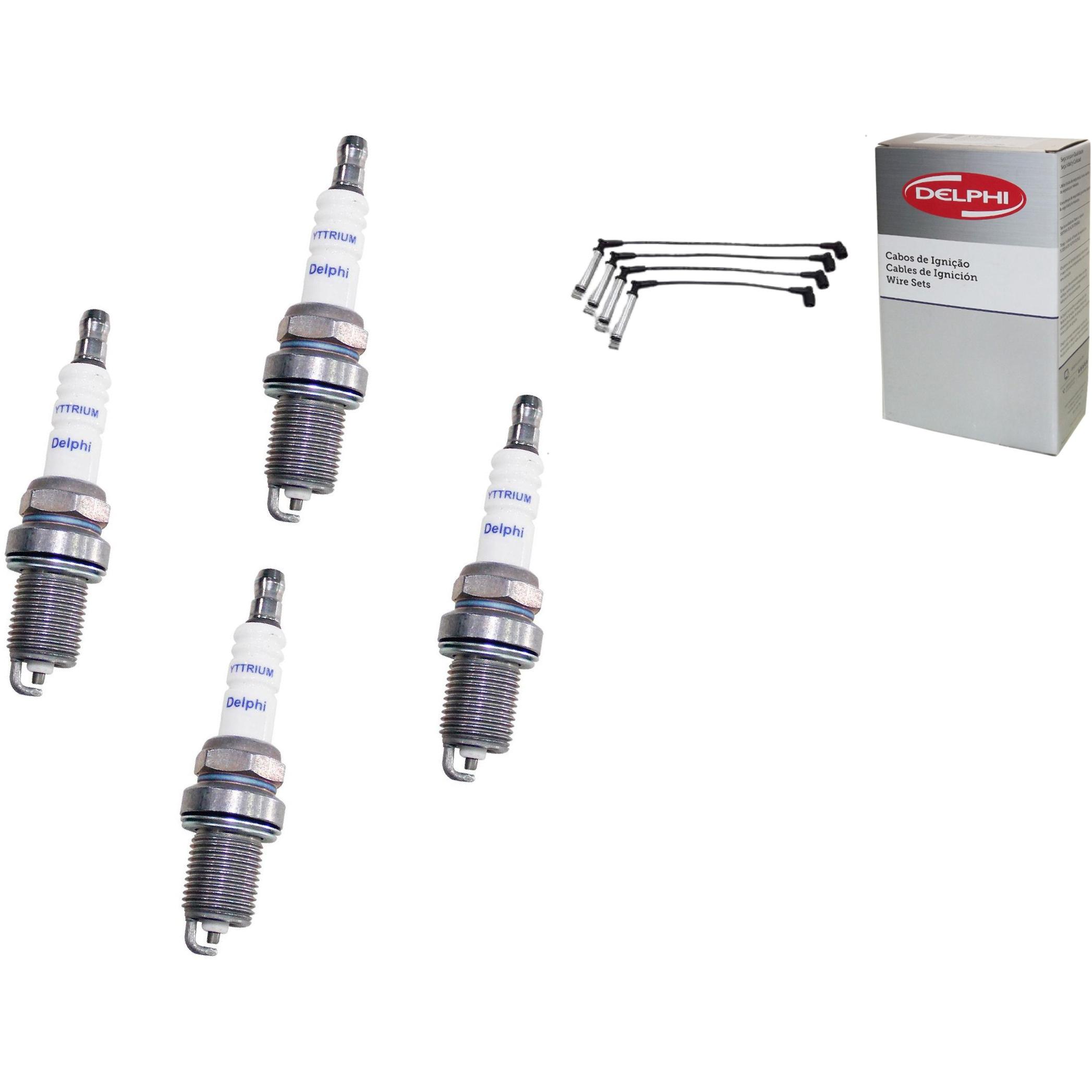 Kit Cabo e Vela de Ignição Yttrium - Delphi - XH40006/XS10587