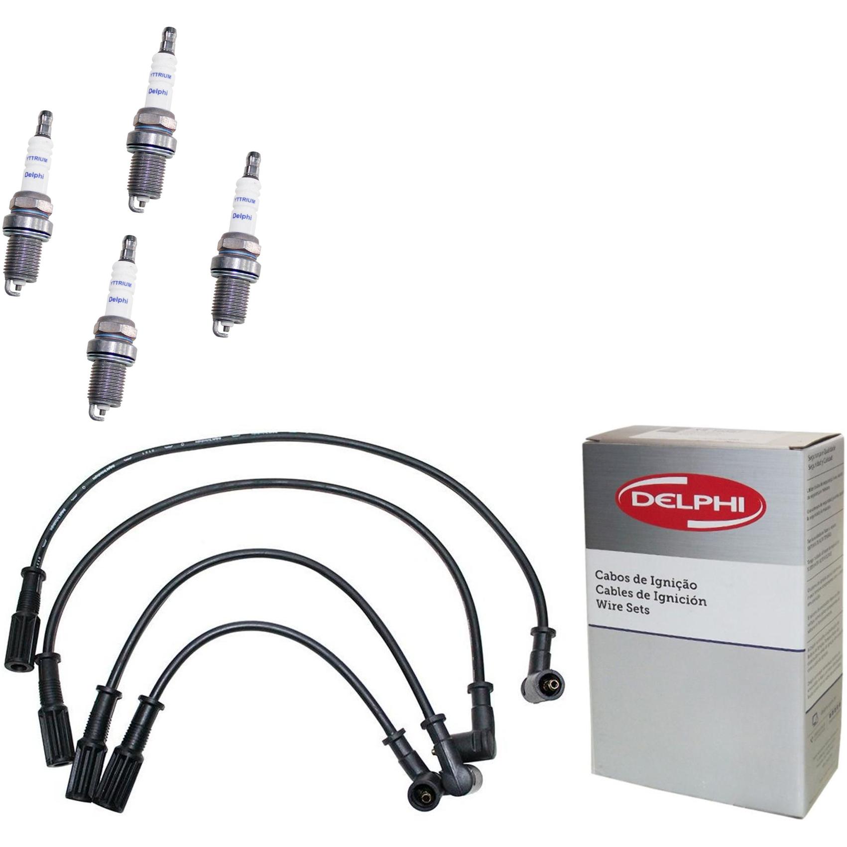 Kit Cabo e Vela de Ignição Yttrium - Delphi - XH40006/XS10563