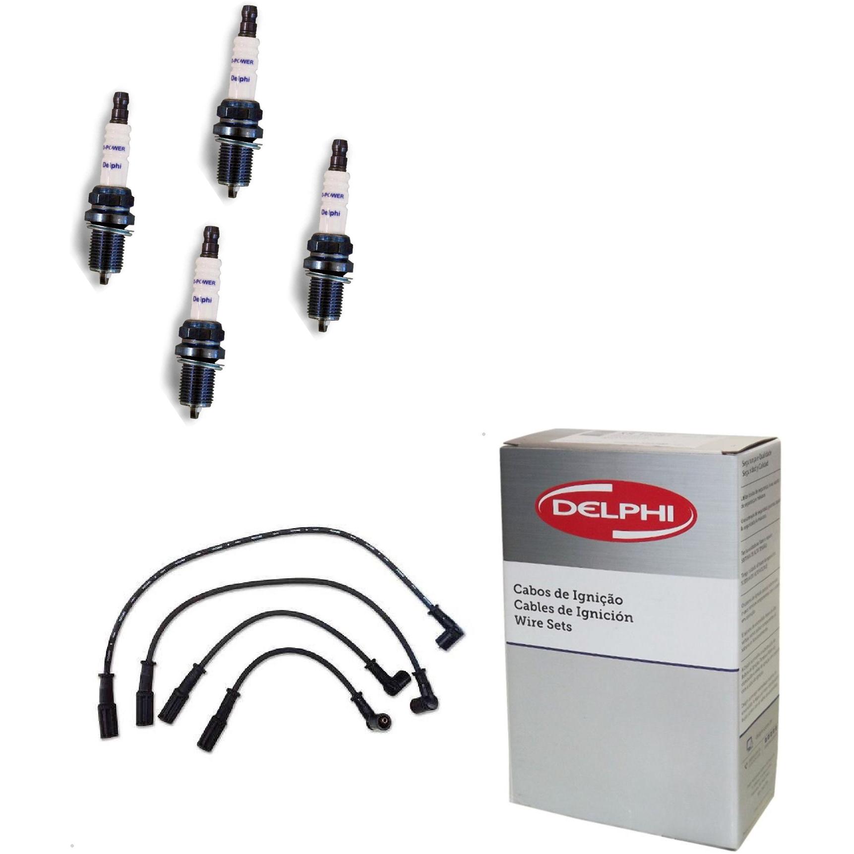 Kit Cabo e Vela de Ignição D-Power - Delphi - XH70048