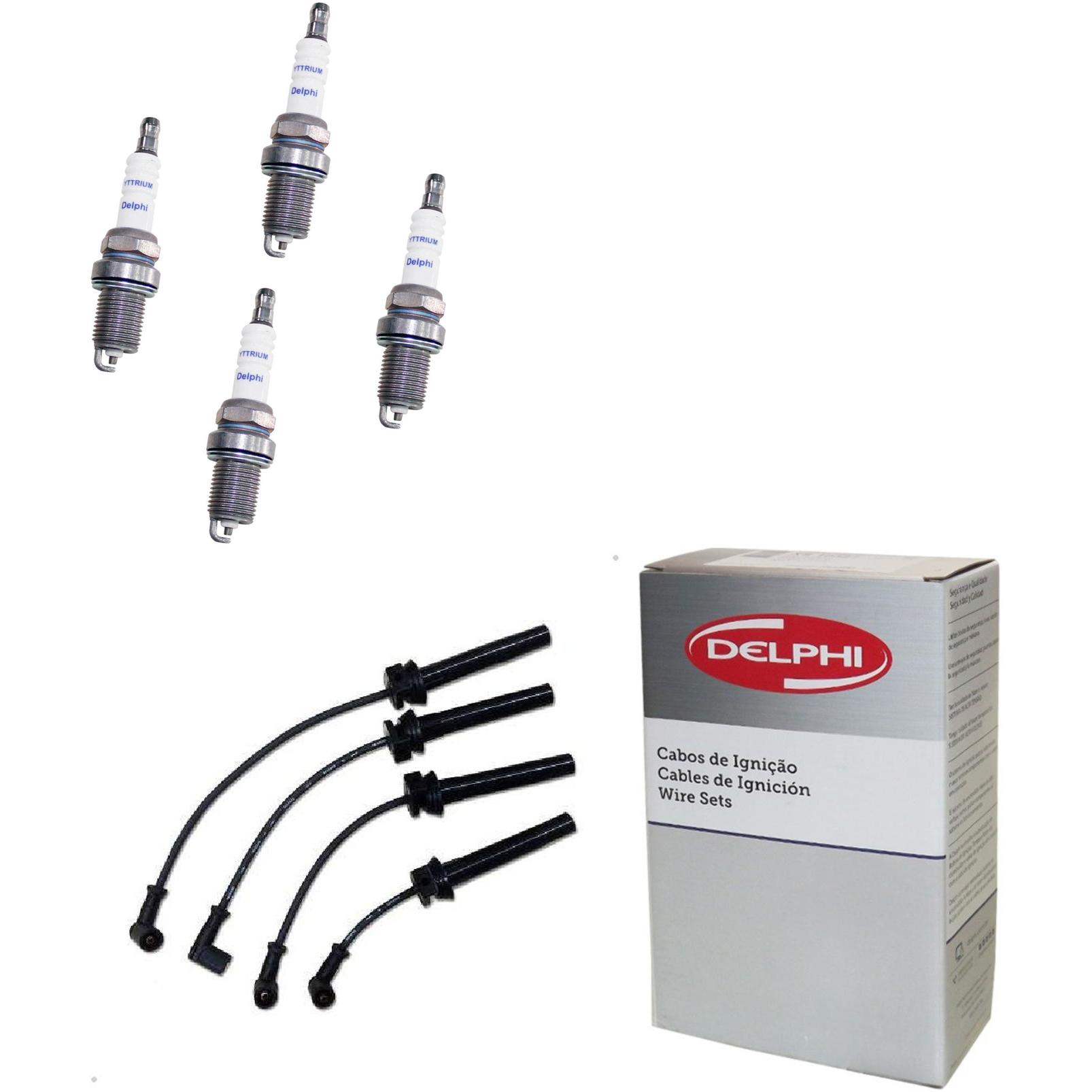 Kit Cabo e Vela de Ignição Yttrium - Delphi - XS10641