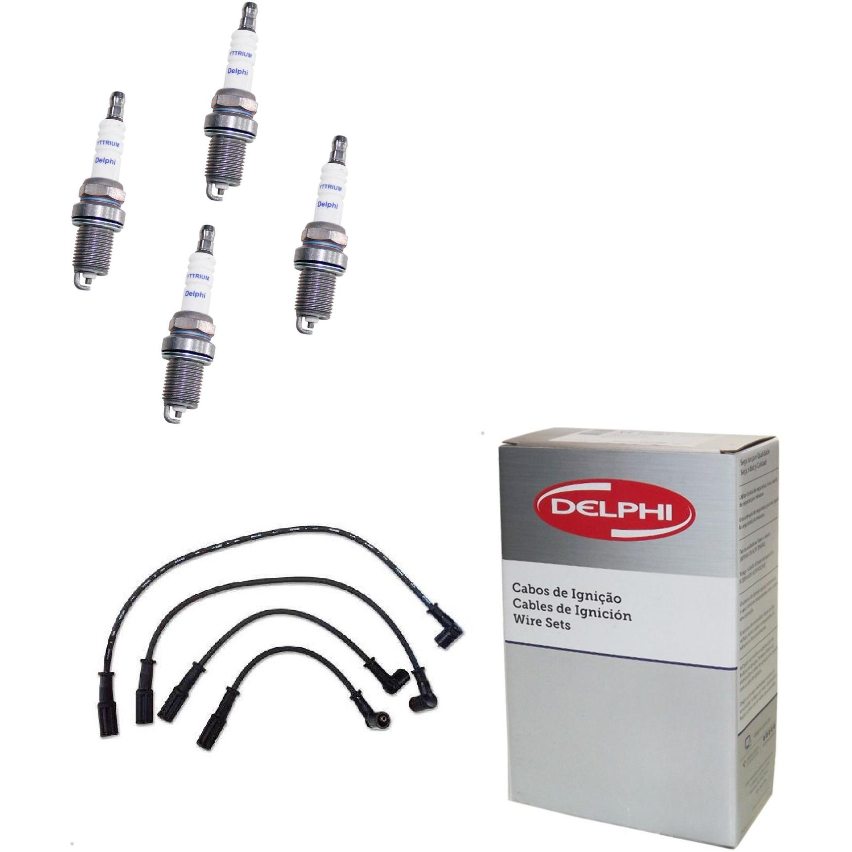 Kit Cabo e Vela de Ignição Yttrium - Delphi - XH40006/XS10642
