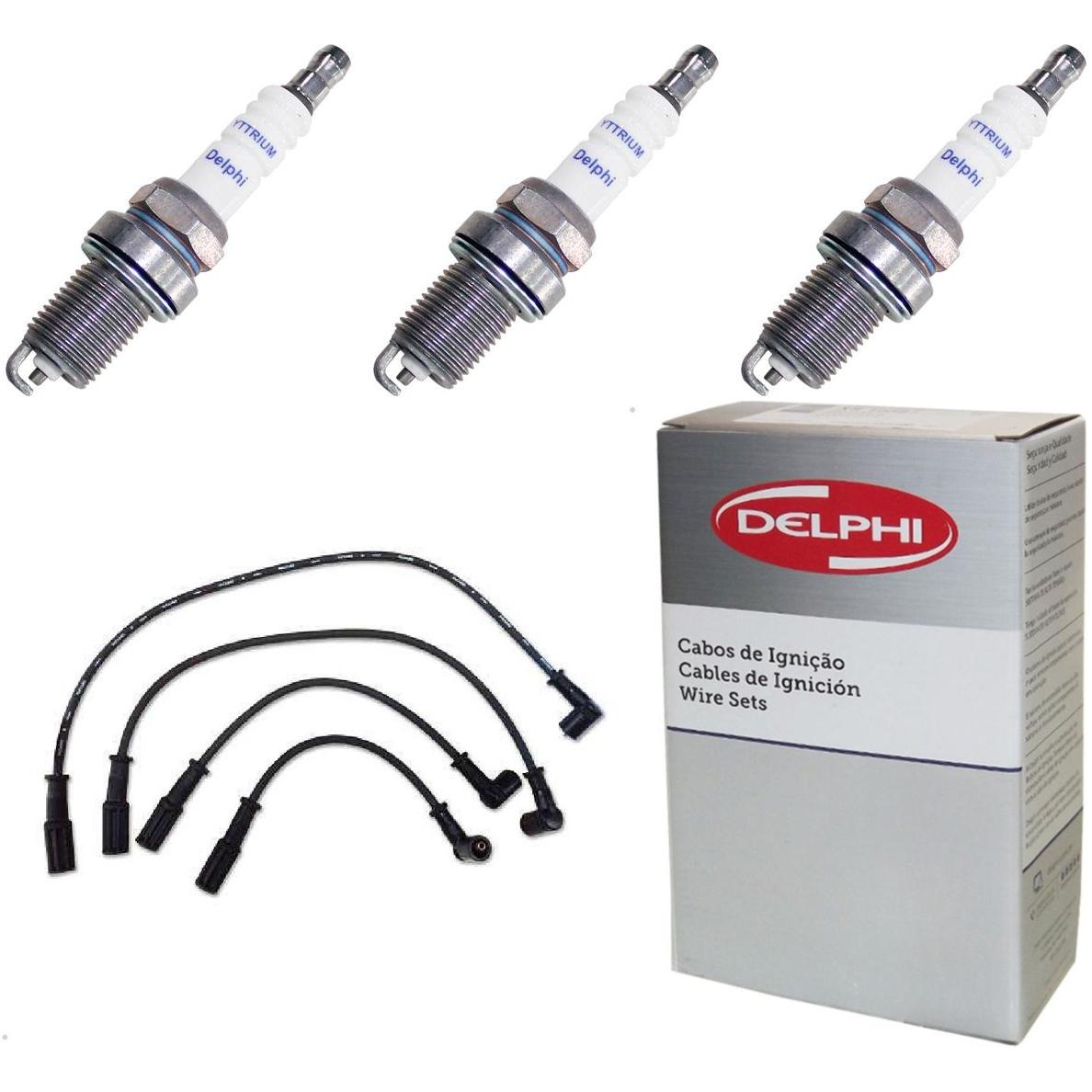 Kit Cabo e Vela de Ignição Yttrium - Delphi - XH40004/XS10642