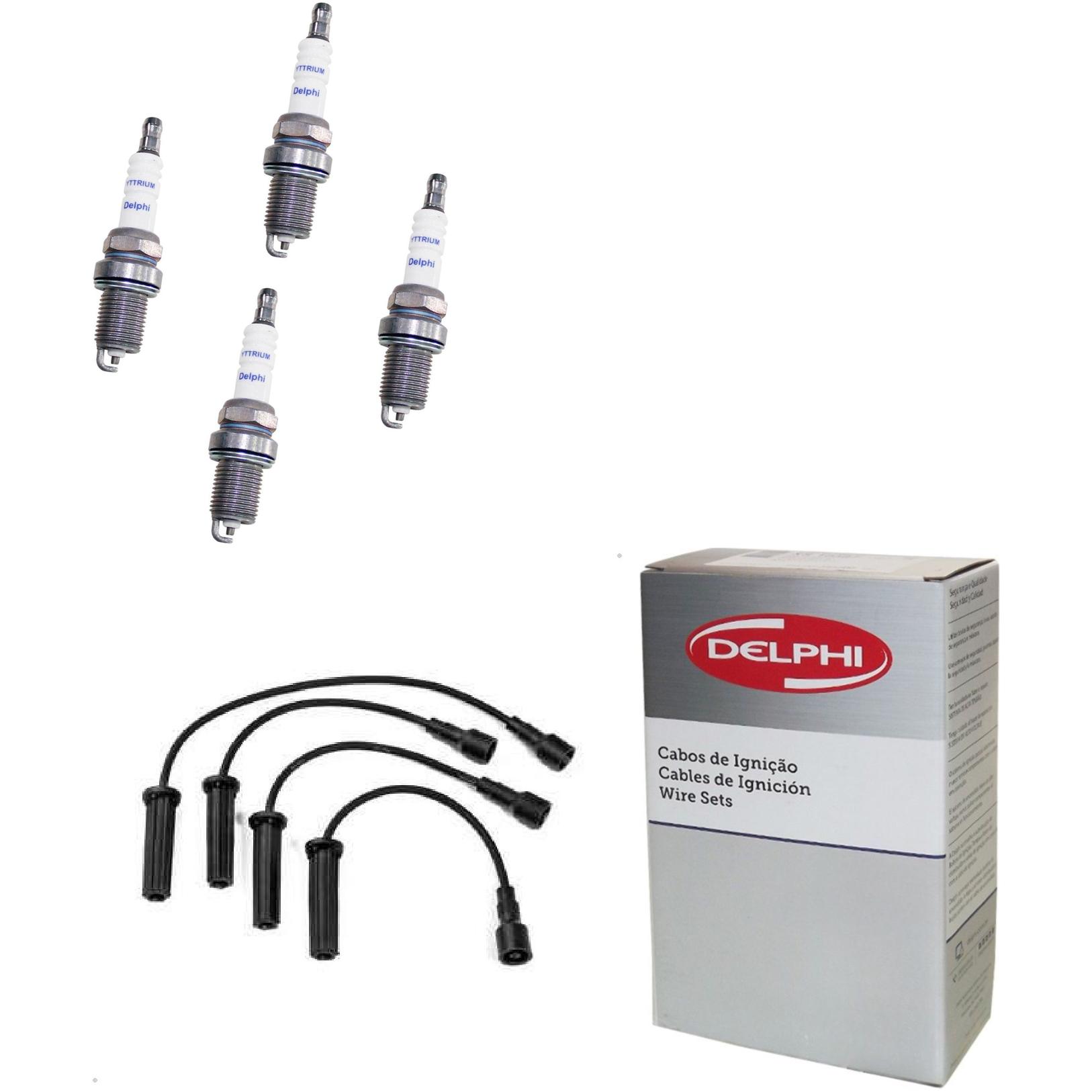 Kit Cabo e Vela de Ignição Yttrium - Delphi - XH40005/XS10181