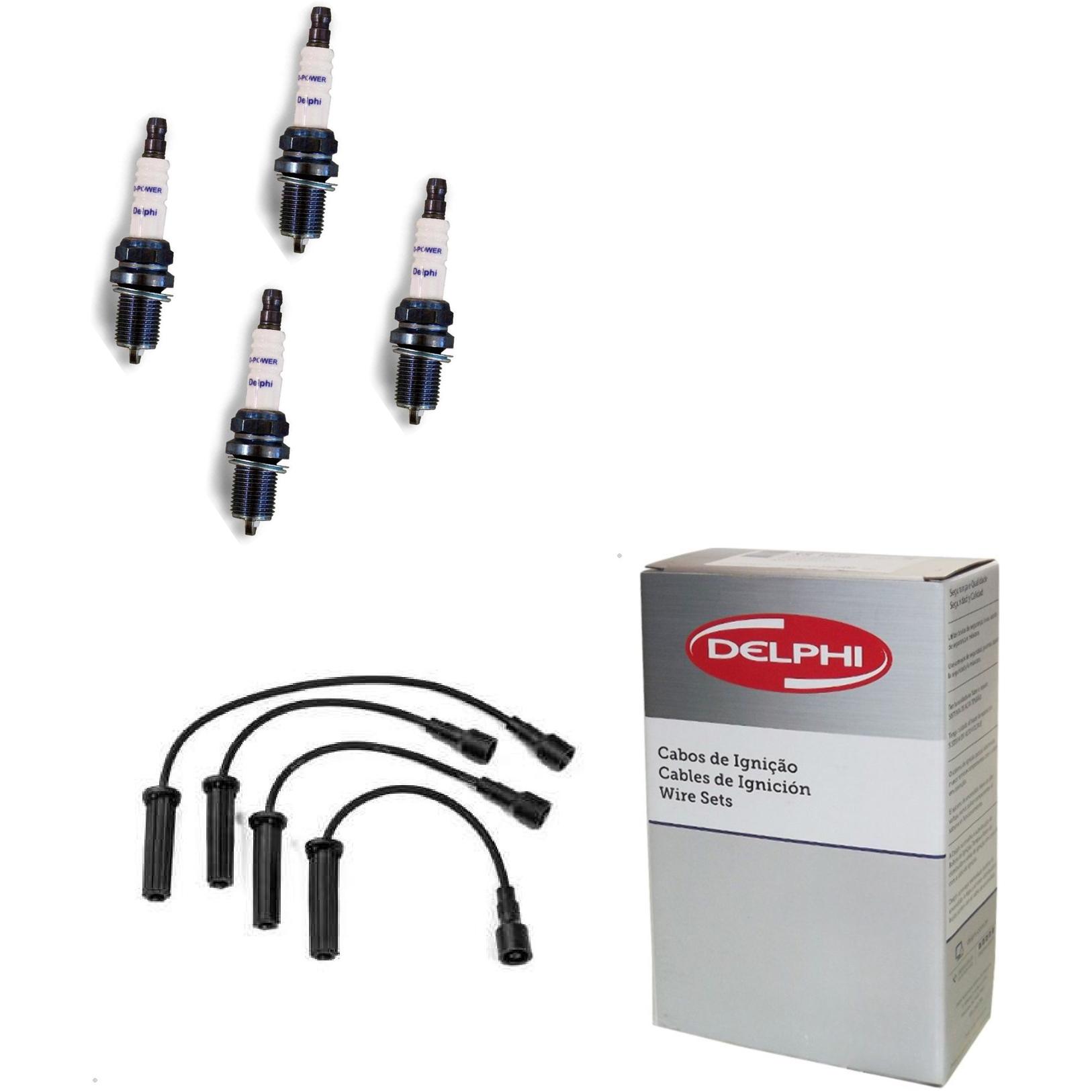 Kit Cabo e Vela de Ignição D-Power - Delphi - XH70013/XS10181