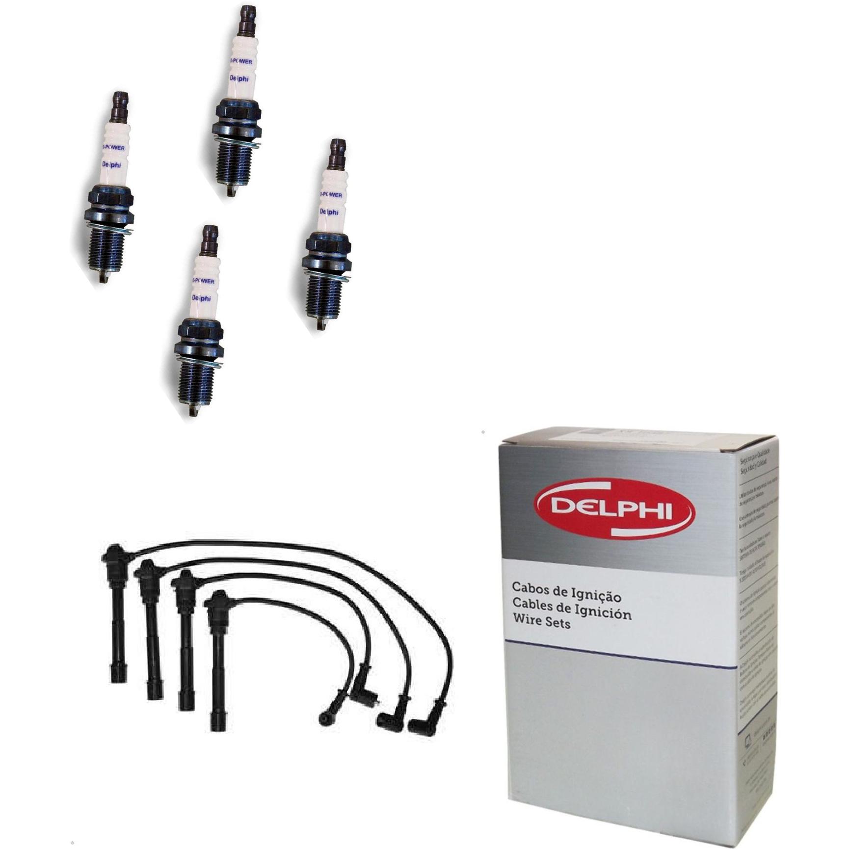 Kit Cabo e Vela de Ignição D-Power - Delphi - XH70013/XS10556