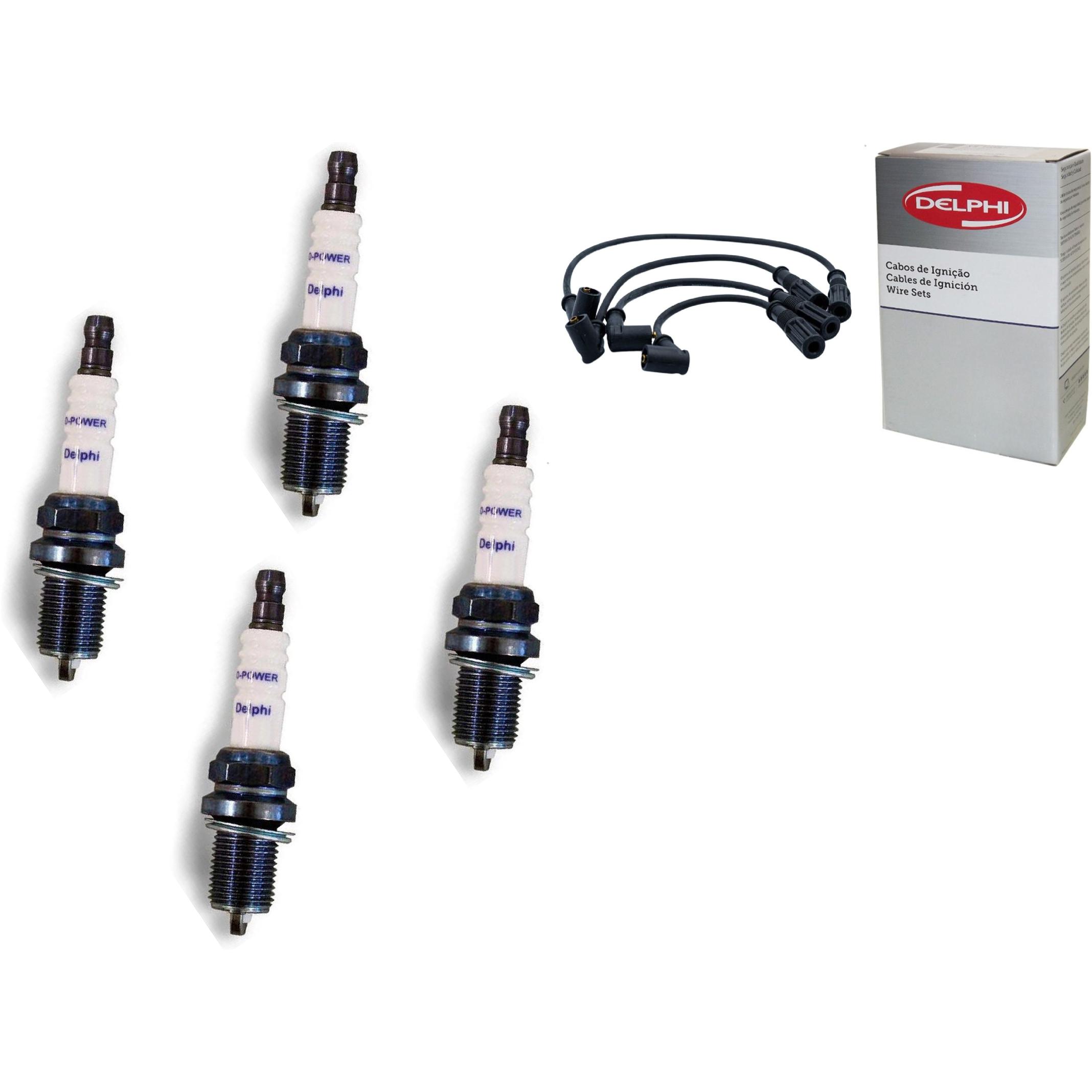 Kit Cabo e Vela de Ignição D-Power - Delphi - XH70011/XS10585