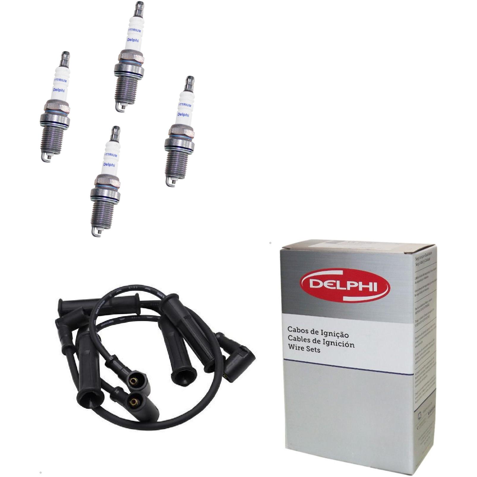 Kit Cabo e Vela de Ignição Yttrium - Delphi - XH40005