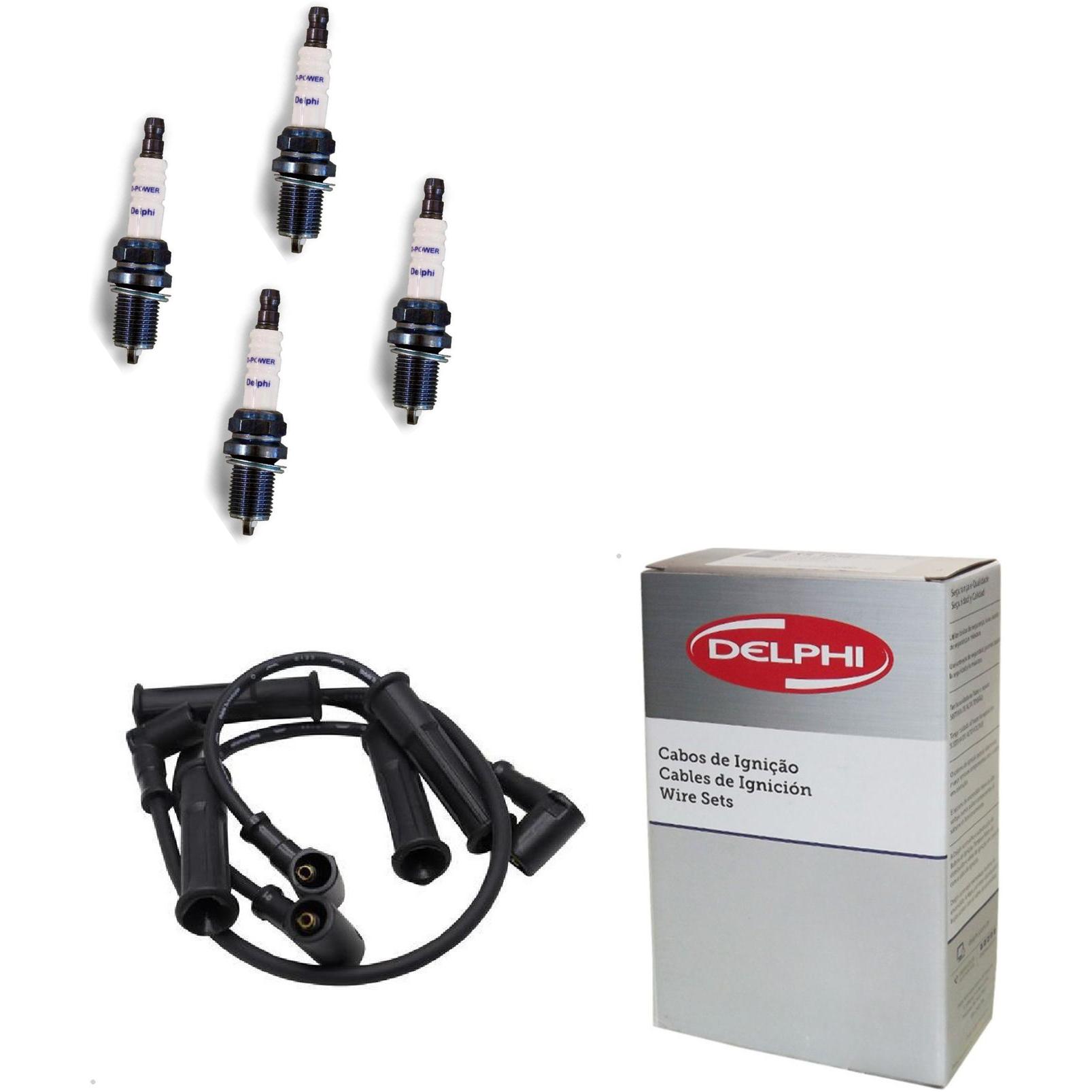 Kit Cabo e Vela de Ignição D-Power - Delphi - XH70039/XS10657