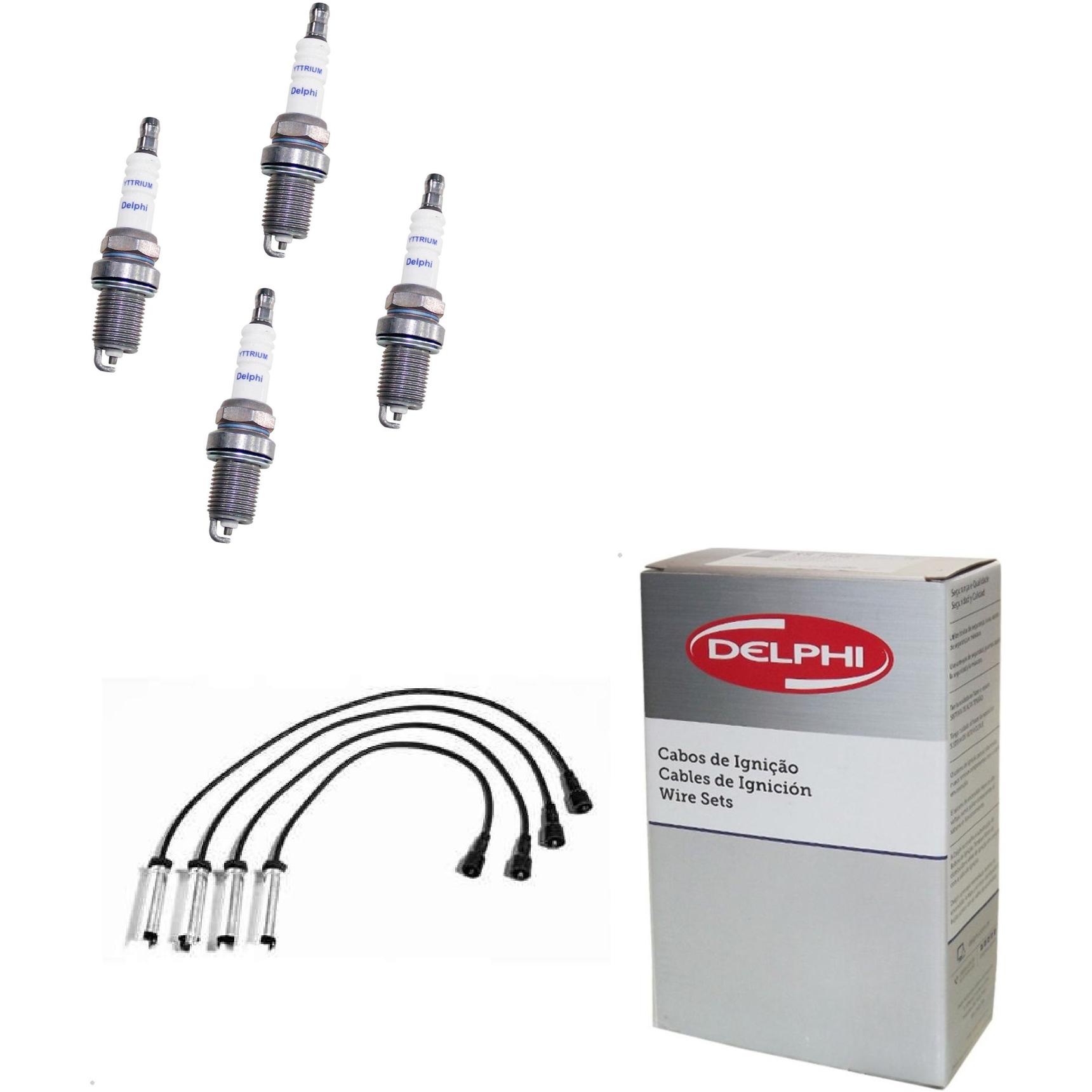 Kit Cabo e Vela de Ignição Yttrium - Delphi - XH40003