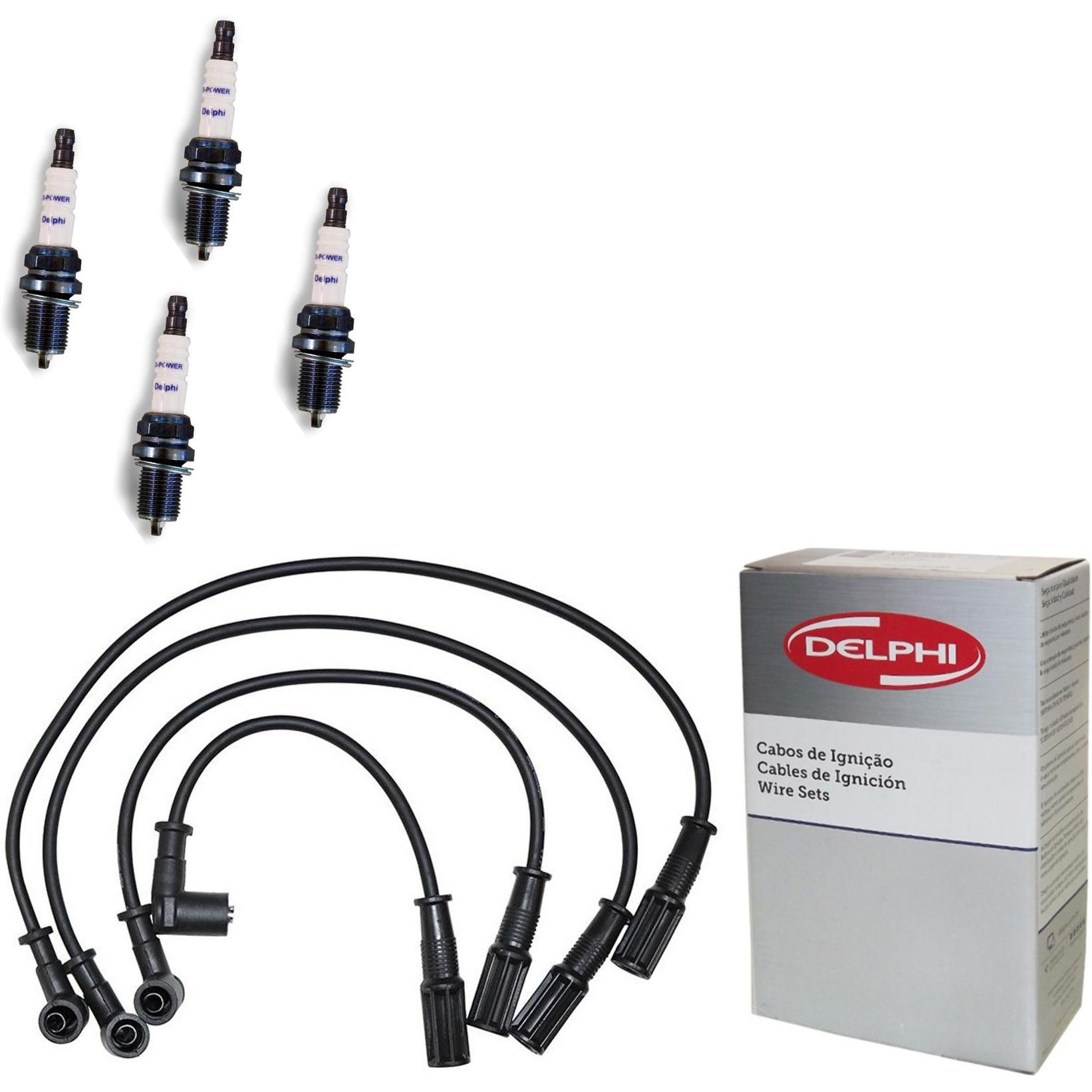 Kit Cabo e Vela de Ignição D-Power - Delphi - XH70003/XS10056