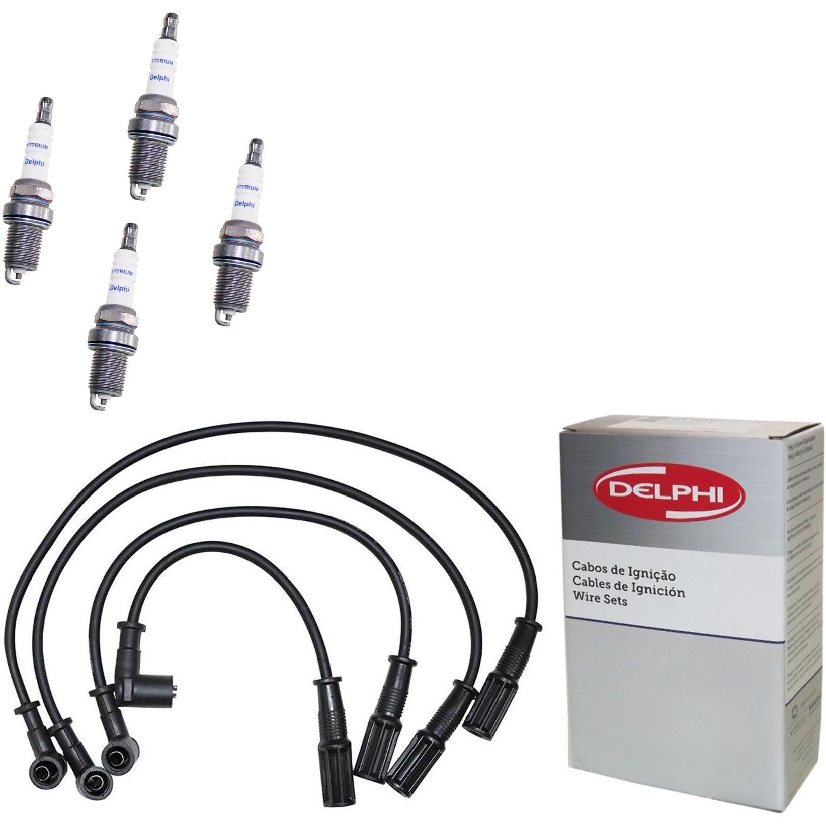 Kit Cabo e Vela de Ignição Yttrium - Delphi - XH40003/XS10056