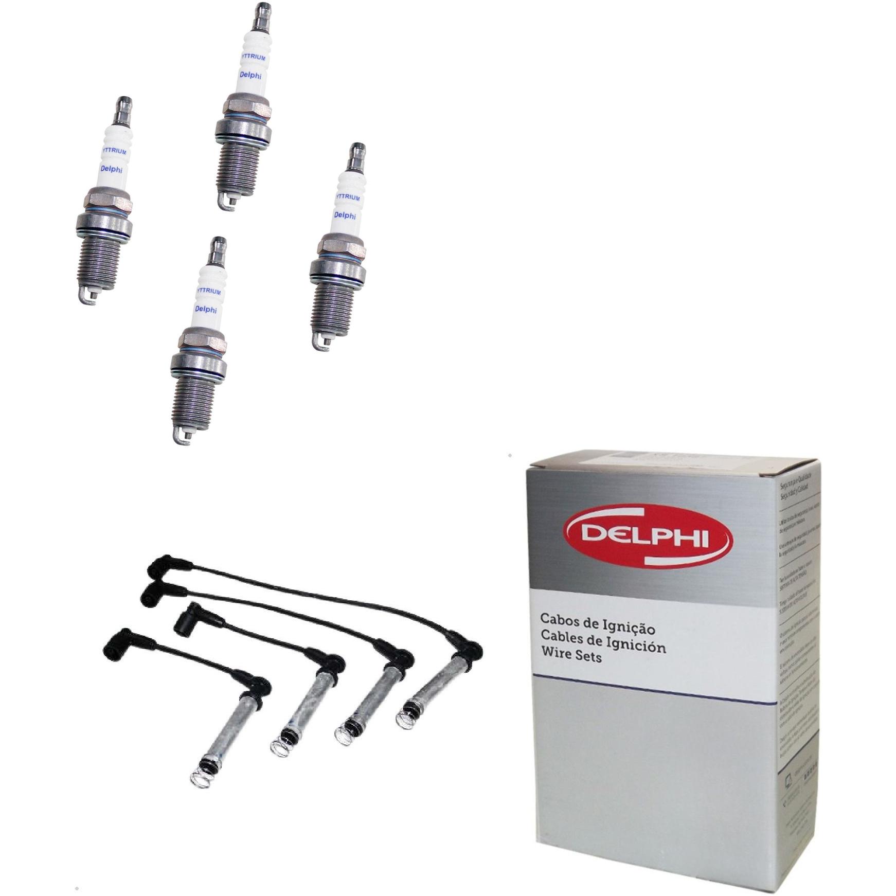 Kit Cabo e Vela de Ignição Yttrium - Delphi - XH40004/XS10586