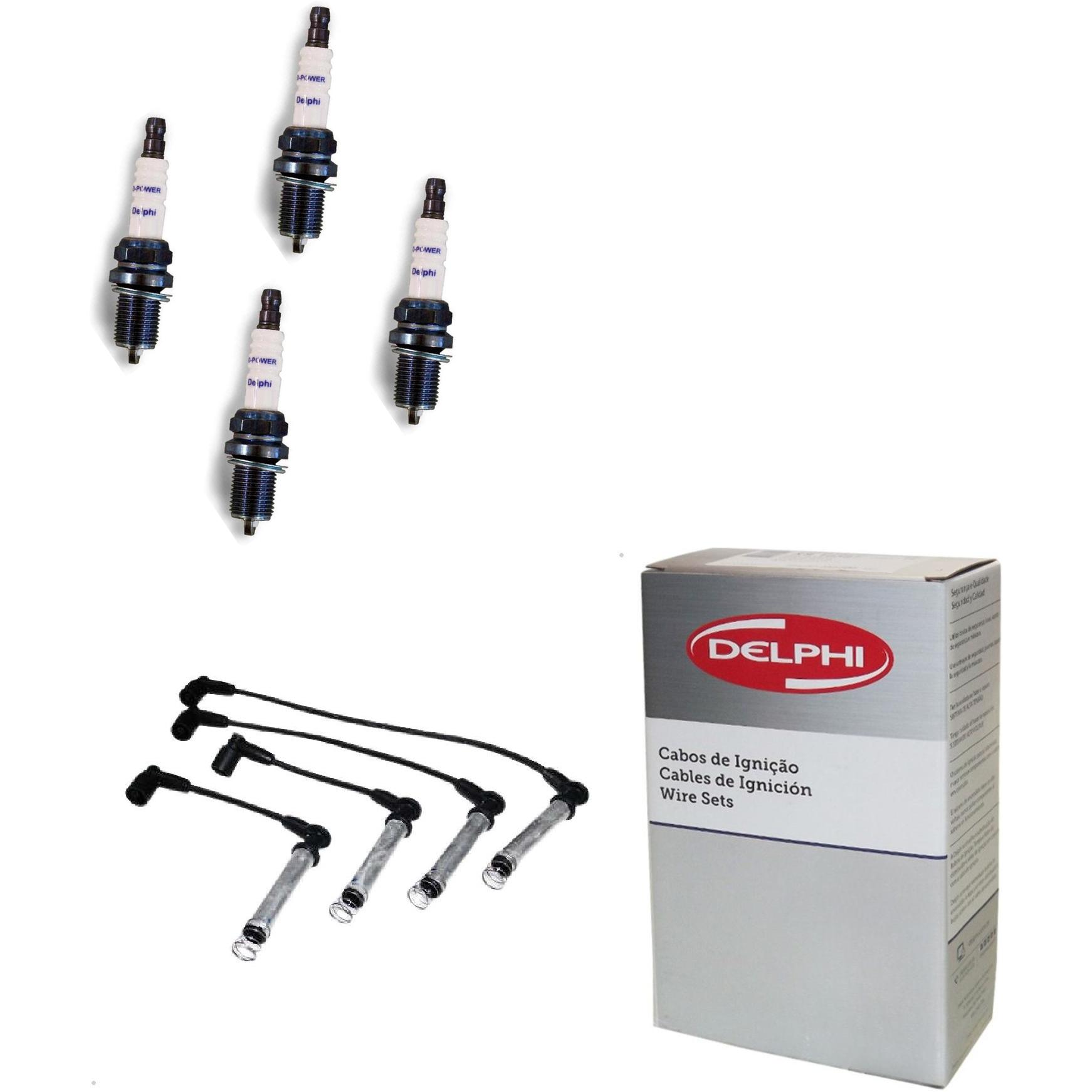 Kit Cabo e Vela de Ignição D-Power - Delphi - XH70001/XS10586