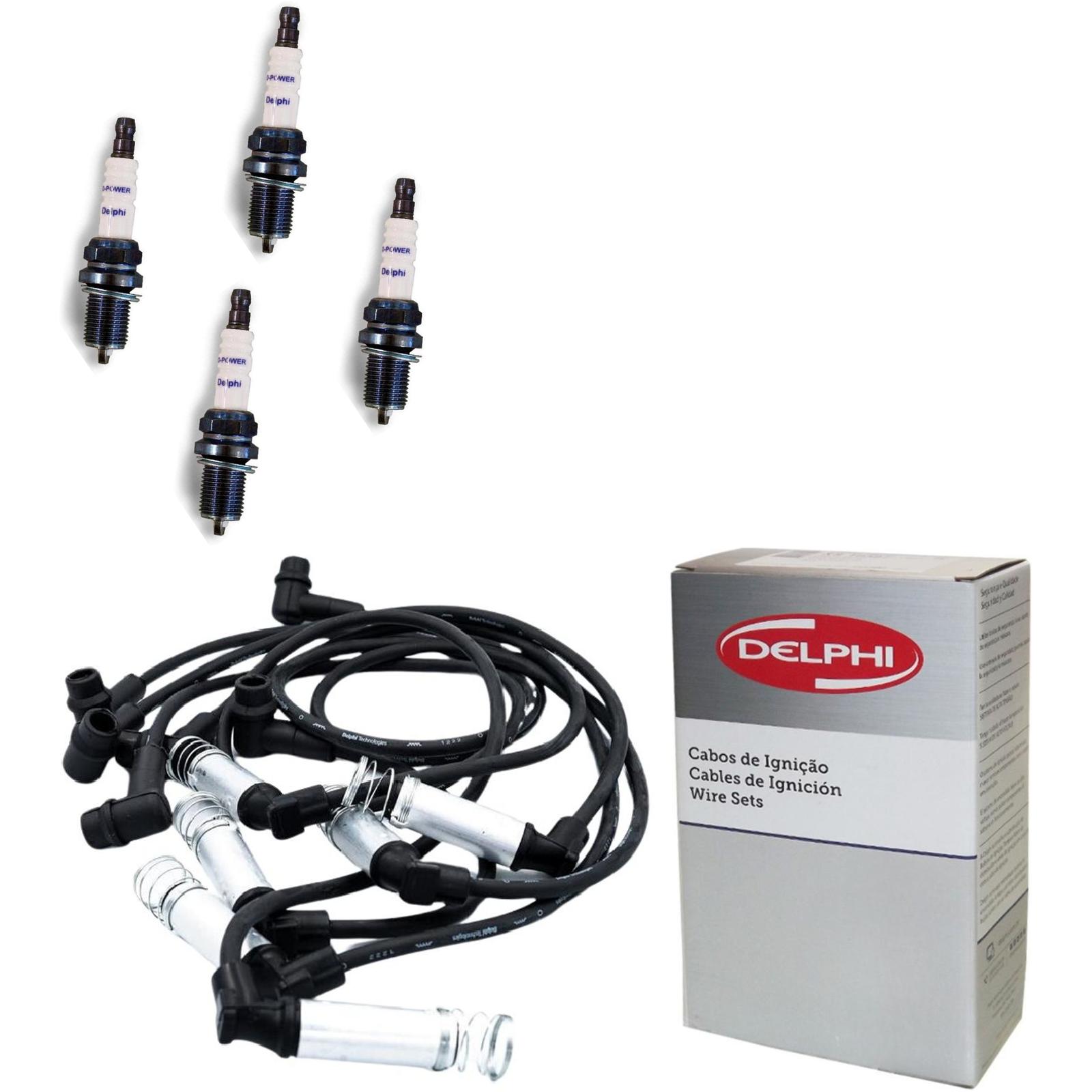 Kit Cabo e Vela de Ignição D-Power - Delphi - XH70022/XS10654