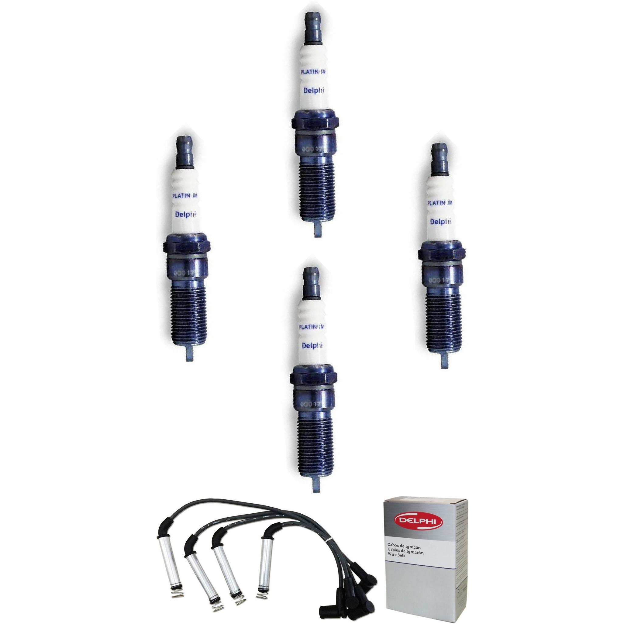 Kit Cabo e Vela de Ignição Platinum - Delphi - XH50010