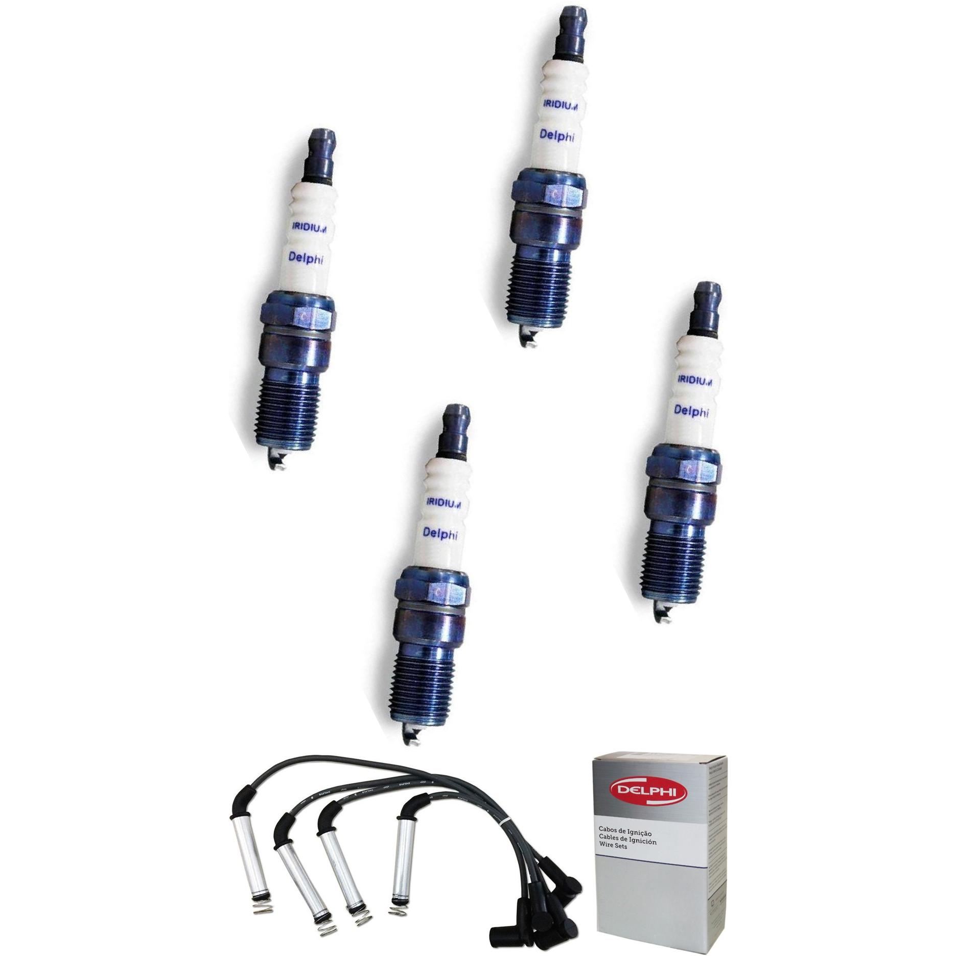 Kit Cabo e Vela de Ignição Iridium - Delphi - XH60008/XS10637
