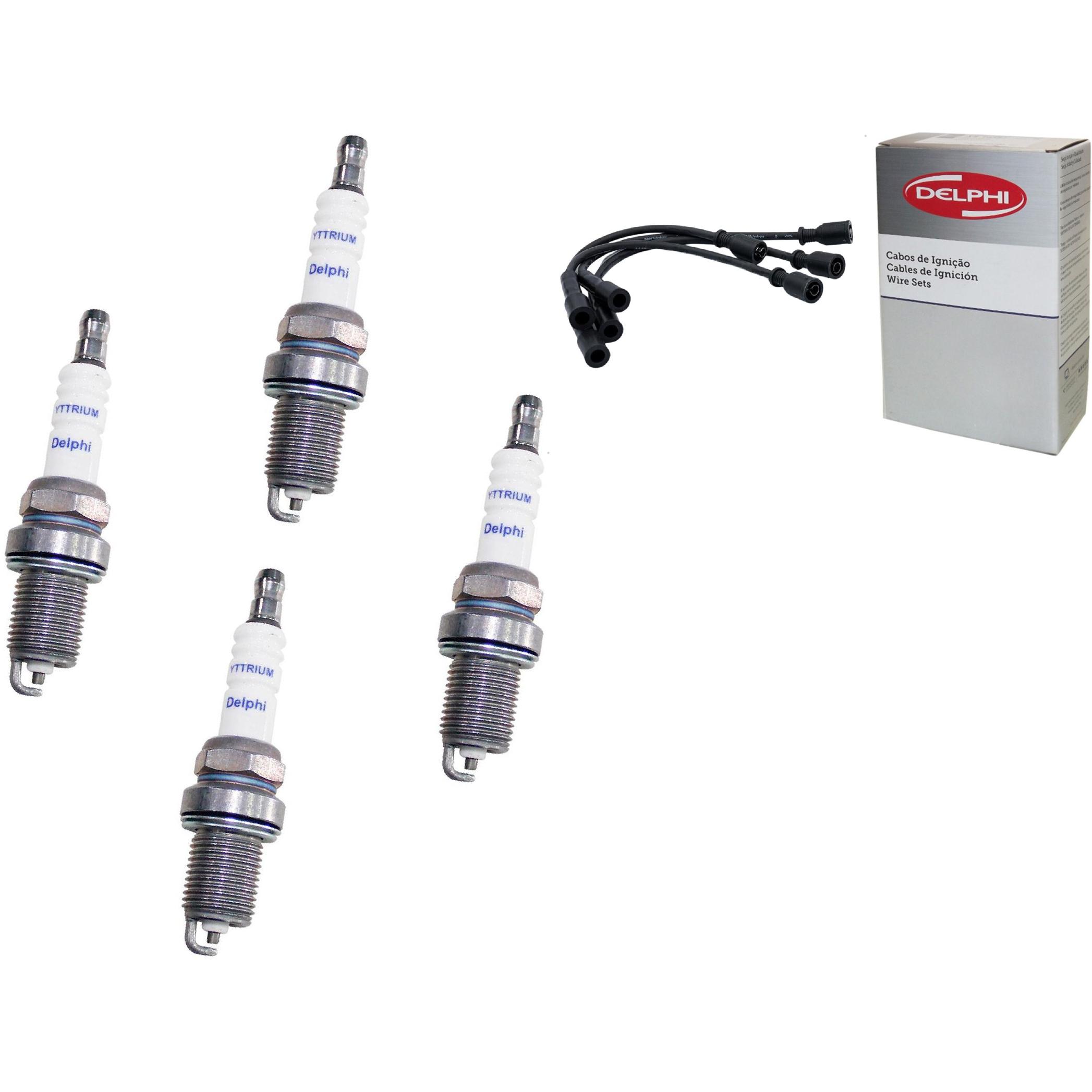 Kit Cabo e Vela de Ignição Yttrium - Delphi - XH40008/XS10581