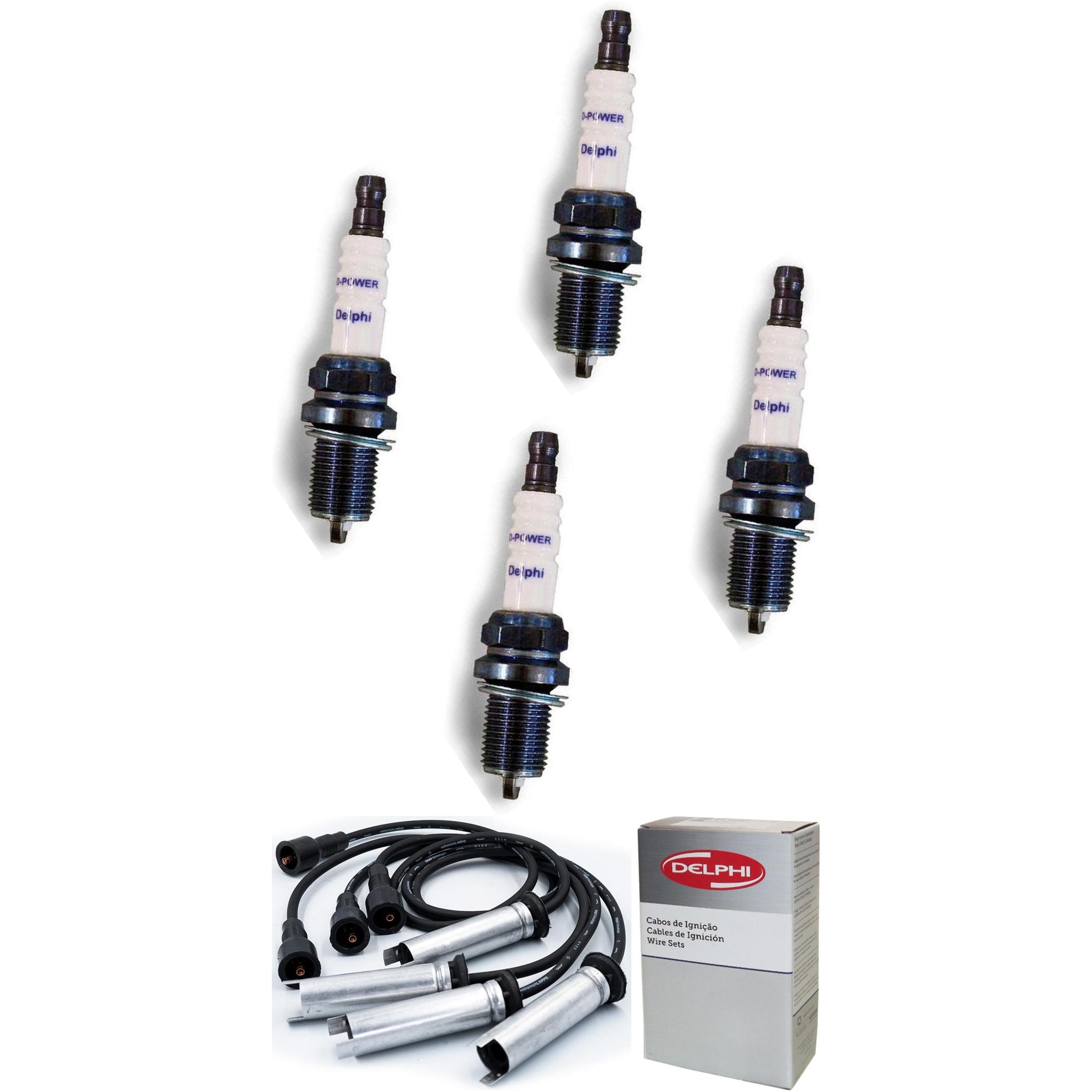 Kit Cabo e Vela de Ignição D-Power - Delphi - XH70022/XS10004