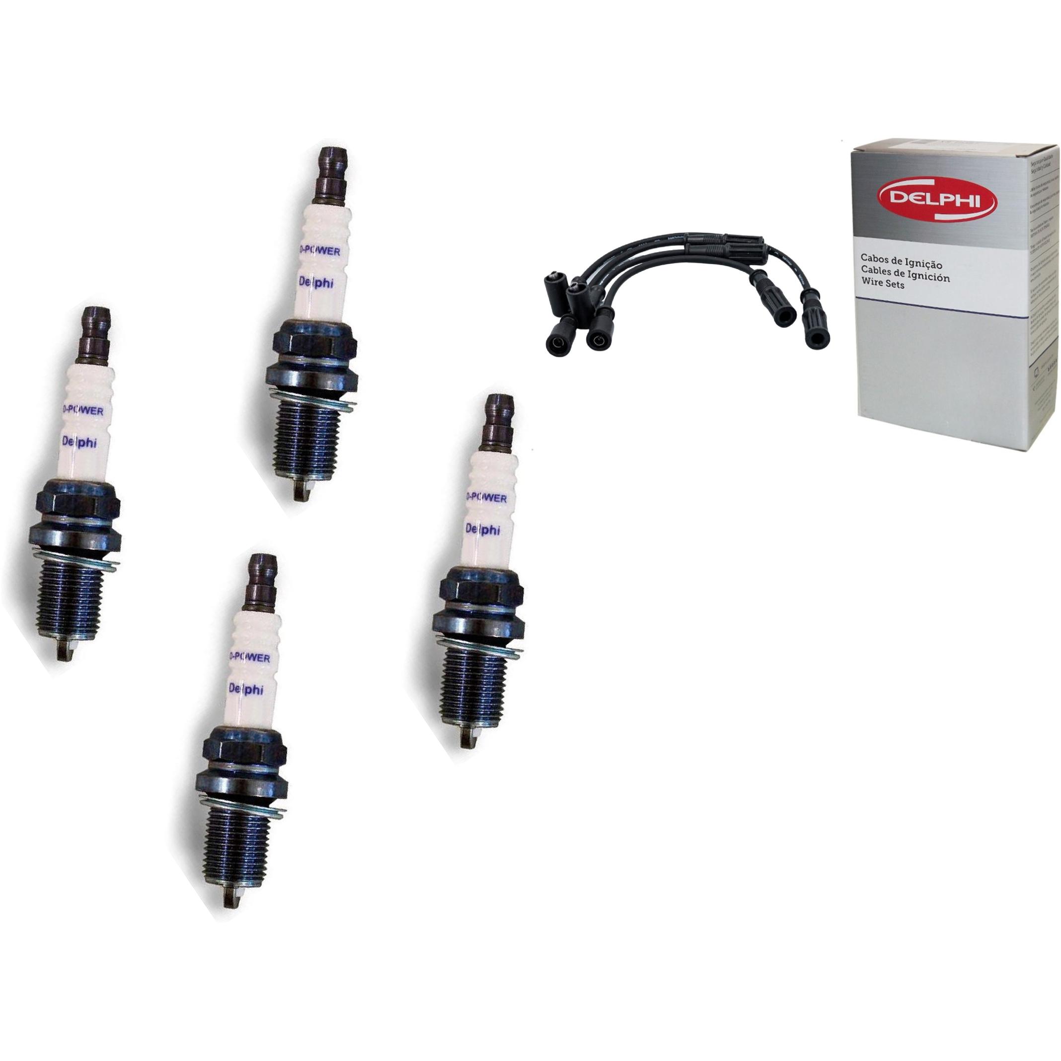 Kit Cabo e Vela de Ignição D-Power - Delphi - XH70001/XS10565