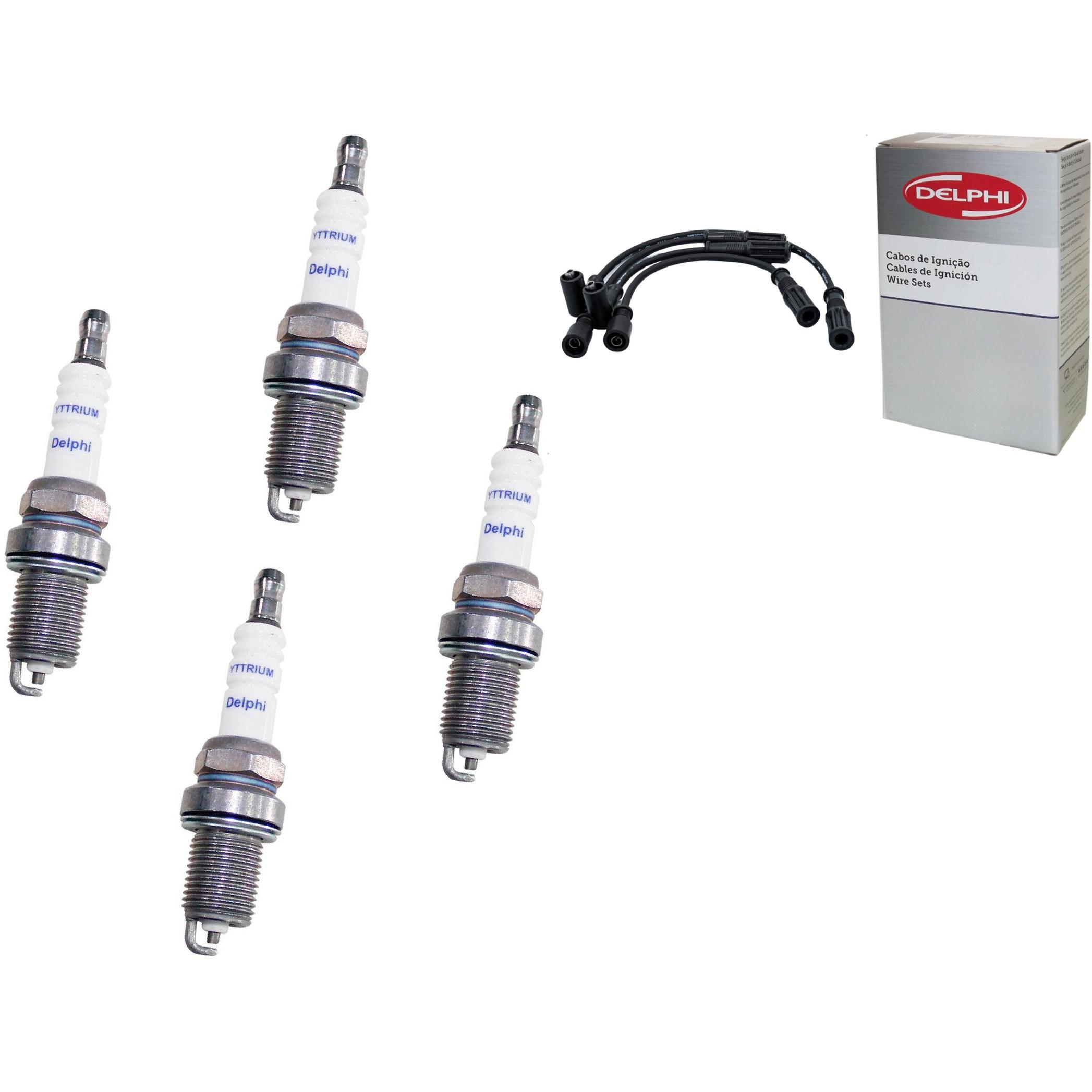 Kit Cabo e Vela de Ignição Yttrium - Delphi - XH40003/XS10565