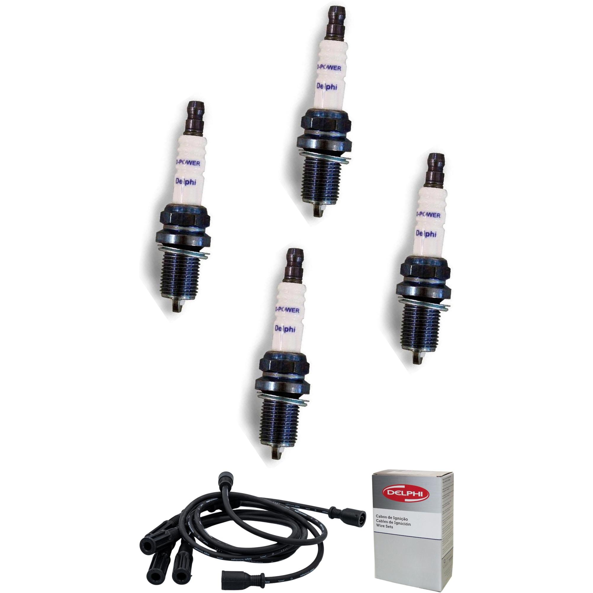 Kit Cabo e Vela de Ignição D-Power - Delphi - XH70021/XS10582